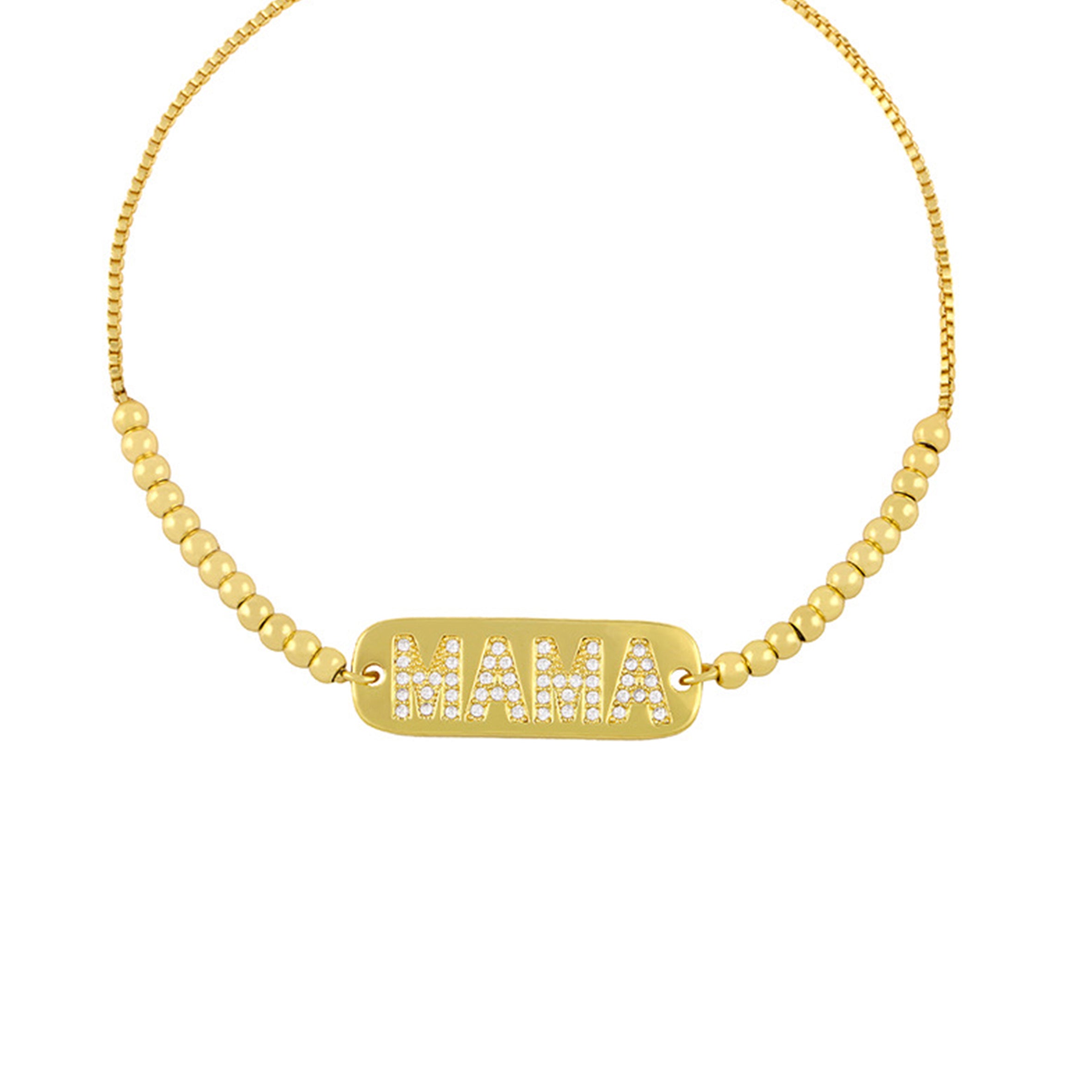 MAMA Zircon Chains Bracelets B2670