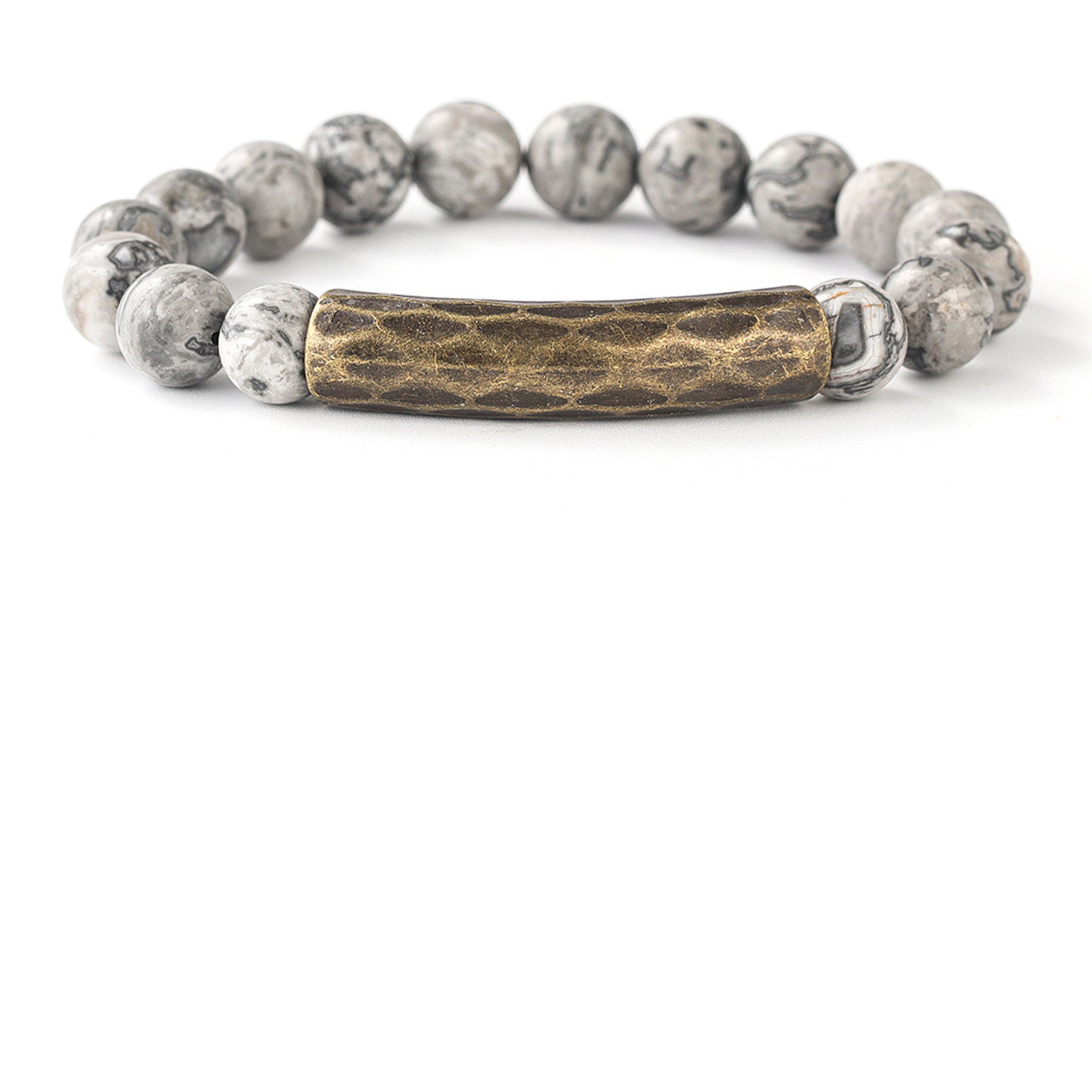 Natural Stone Bead Bracelet B4022
