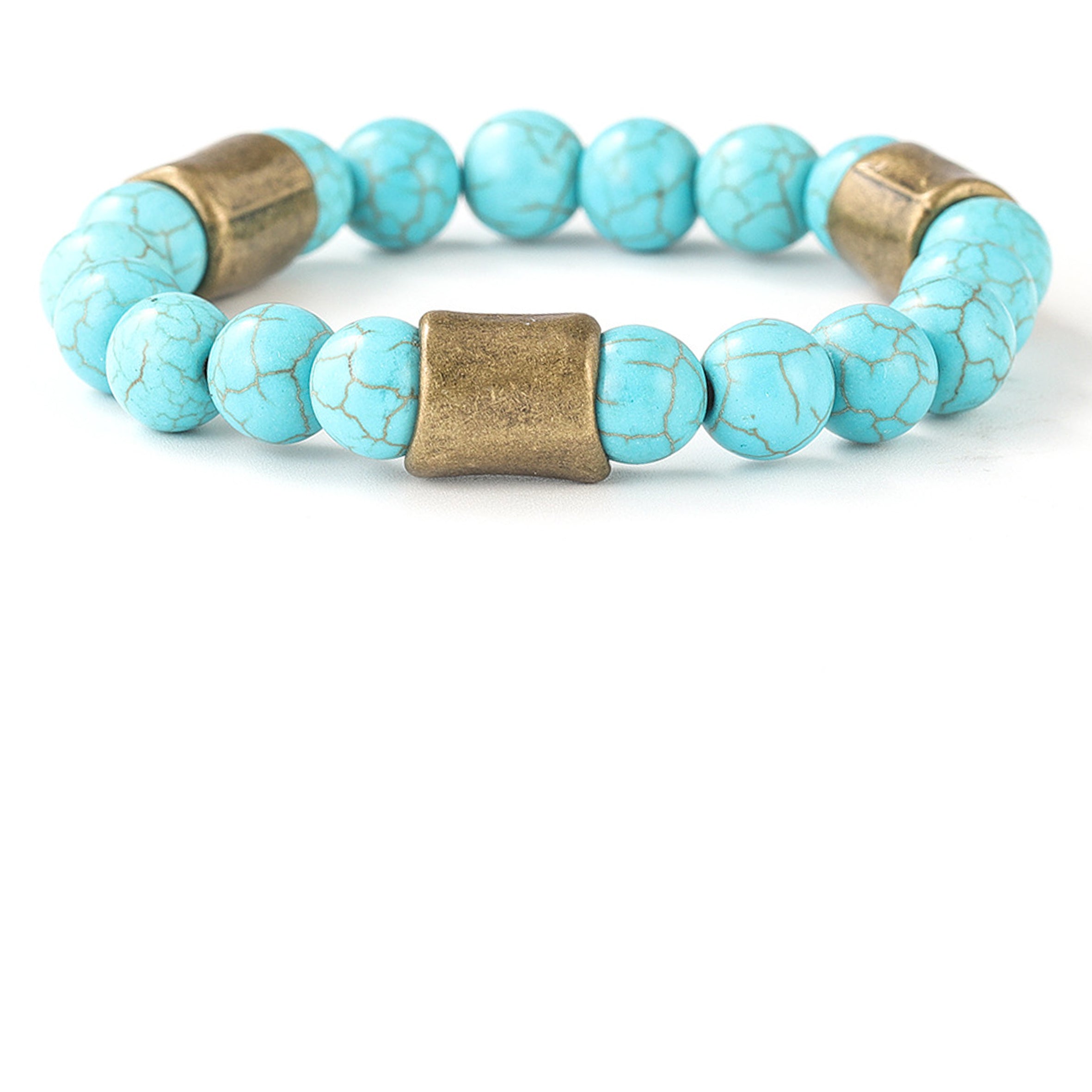 Natural Stone Bead Bracelet B4022-1