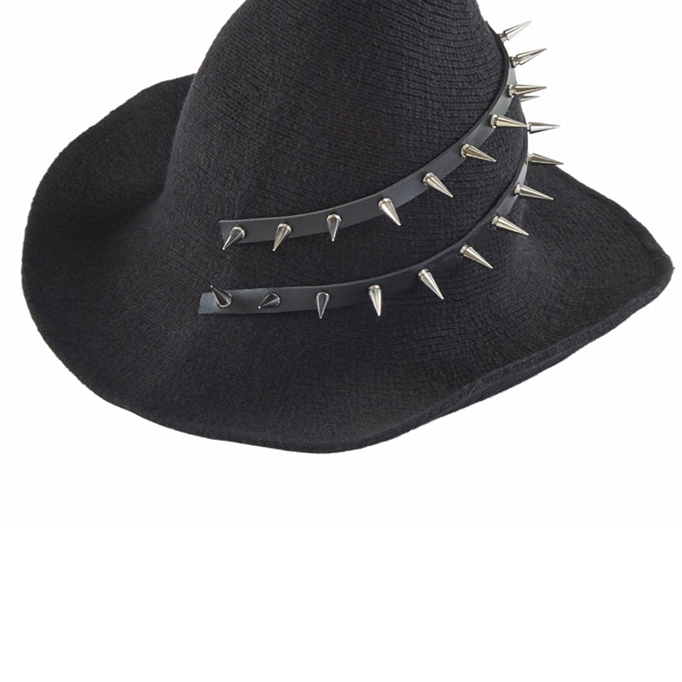 Punk Rivet Wizard Hat C0659