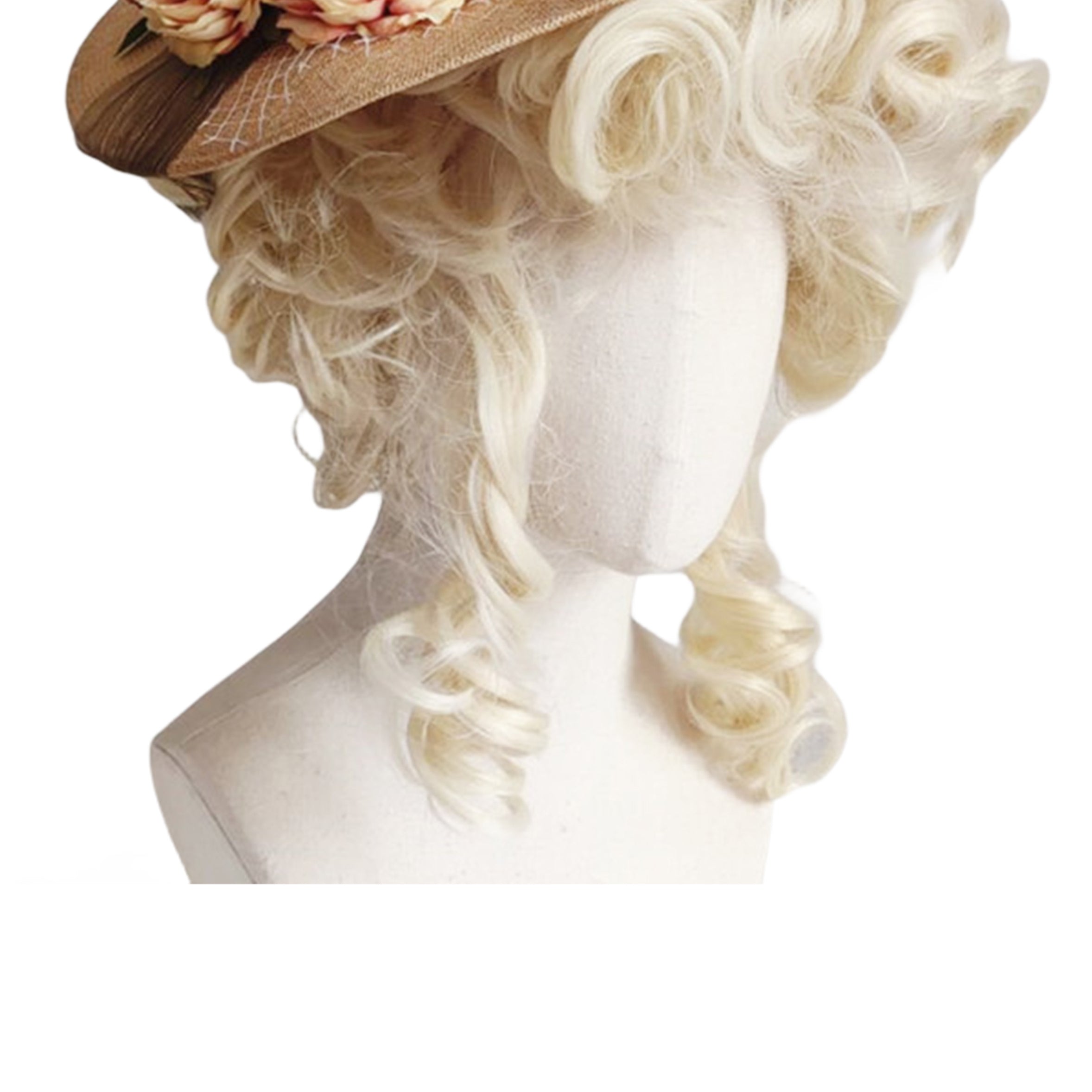 French Style Flower Flat Top Hat C0769