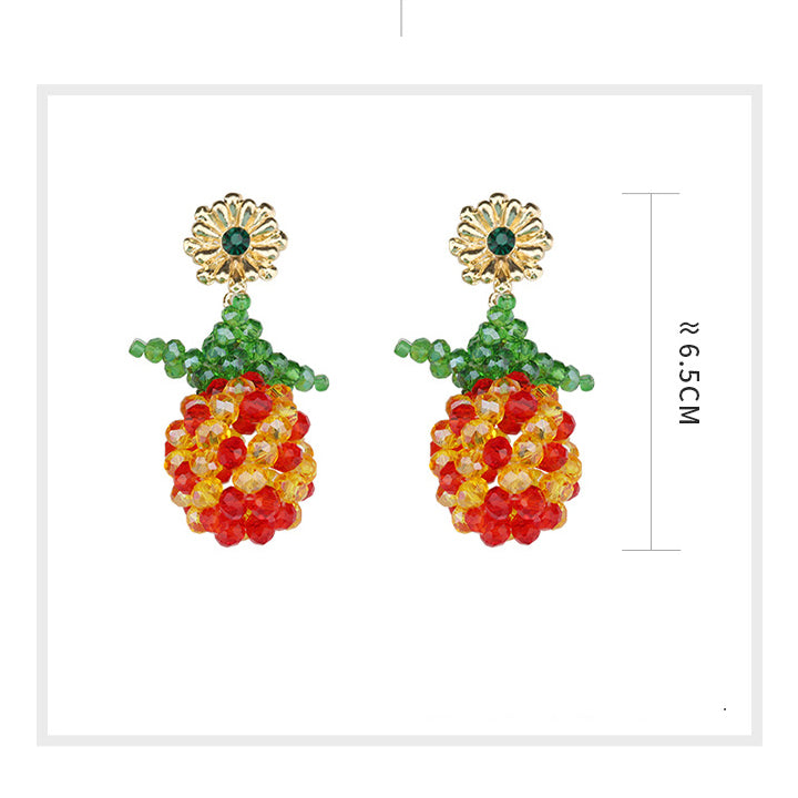 Pineapple Bead Earrings E4578