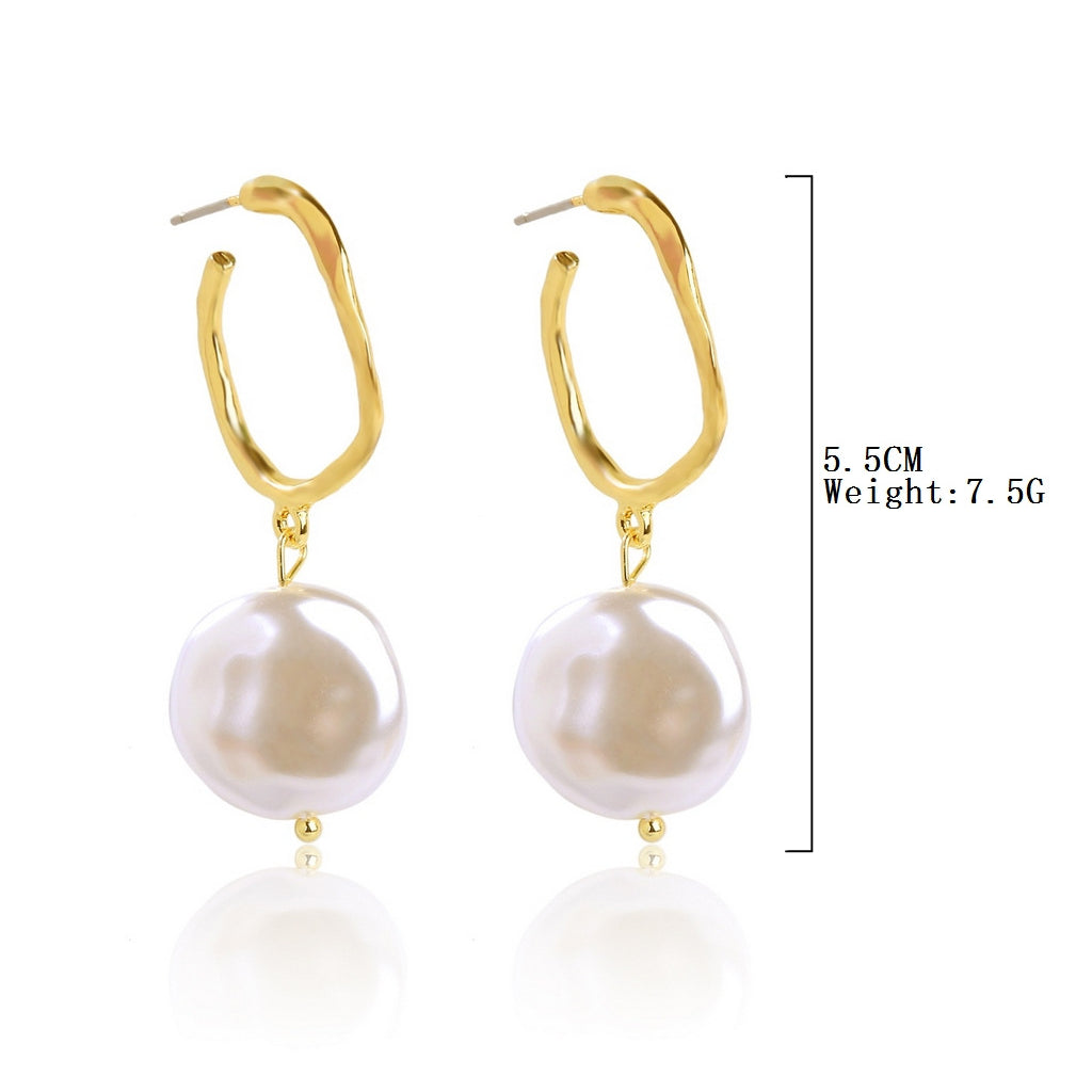 Baroque Pearl Earrings E5178