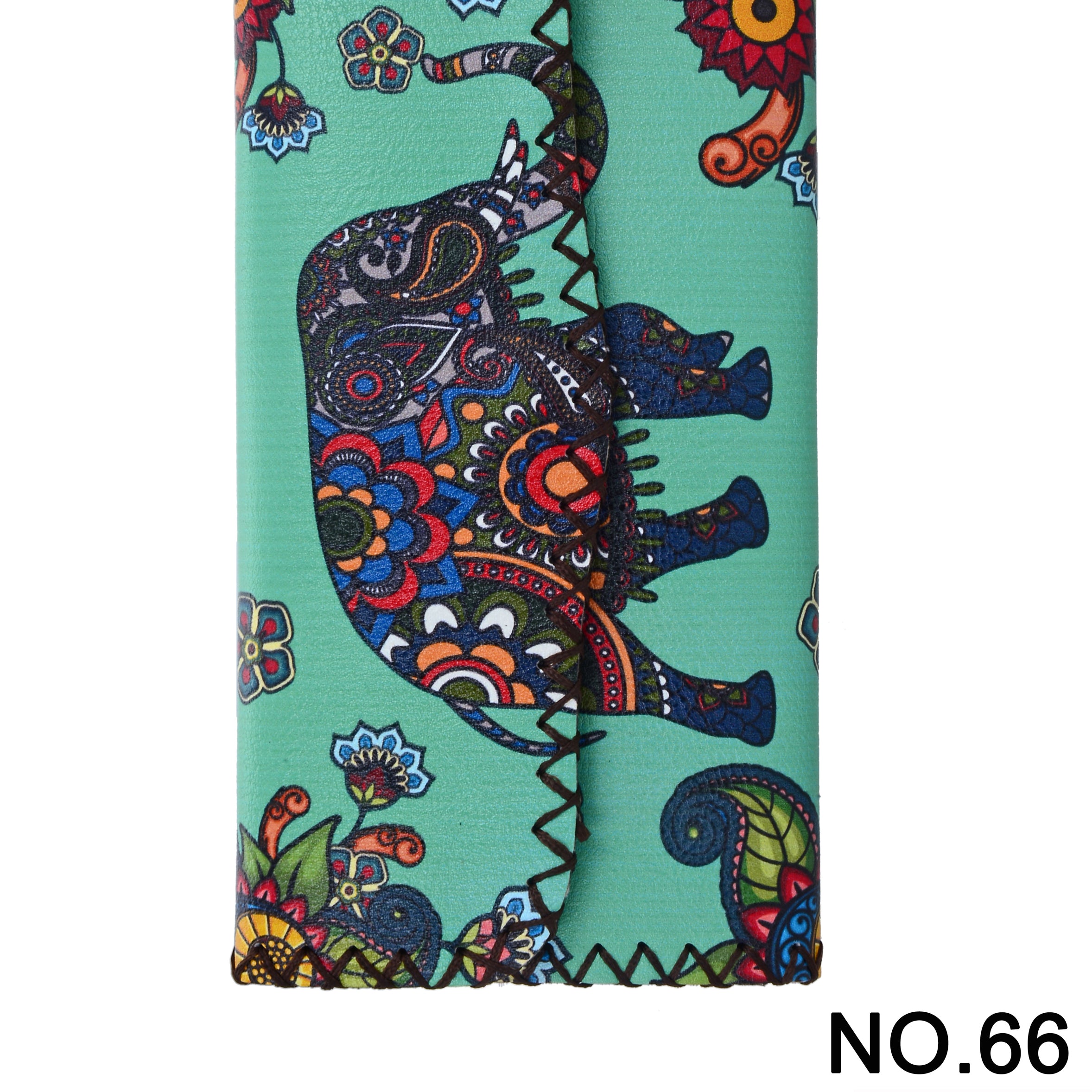 Floral Elephant Printed Wallet HB0582 - NO.66