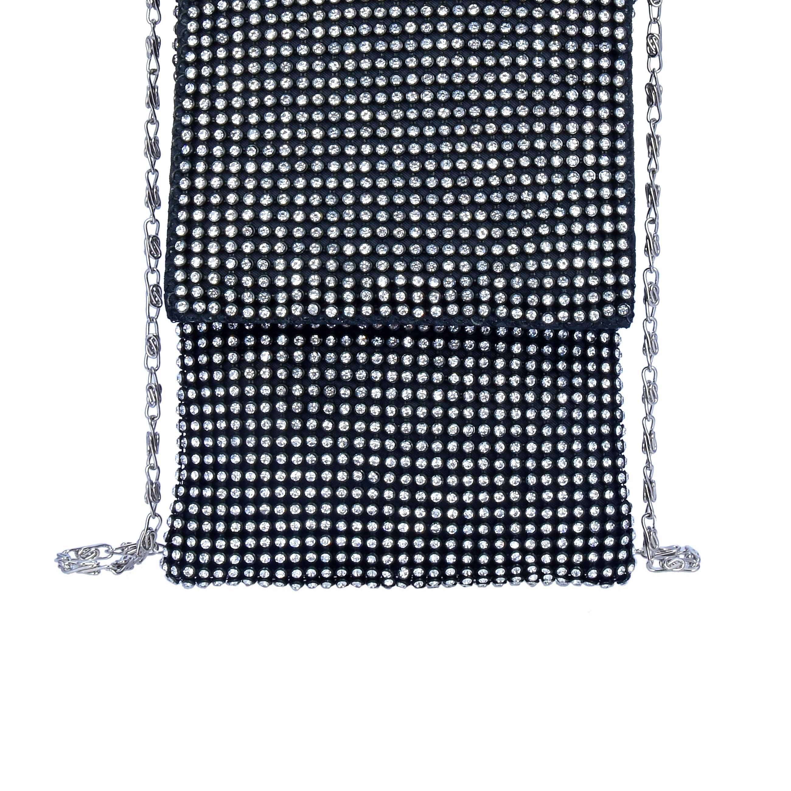 Fashion Women Rhinestone Crystal Cellphone Bags HB0632