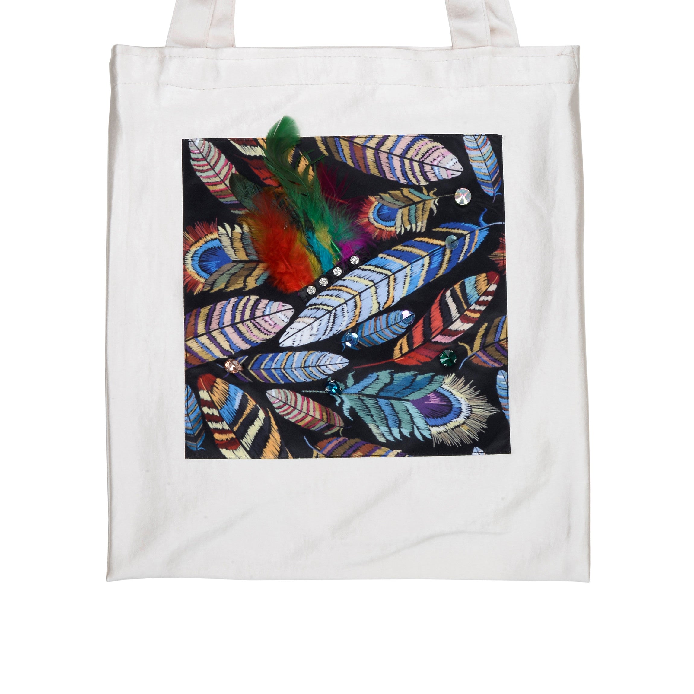 Printed Patch Tote Bags HB0710