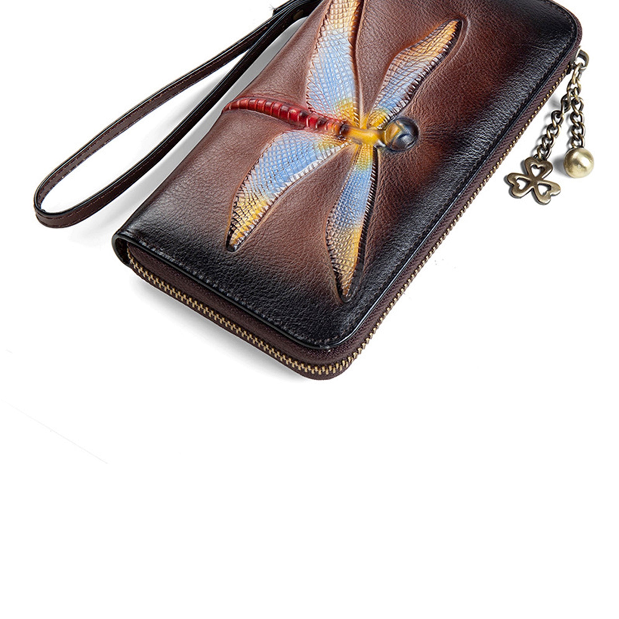Dragonfly Real Leather Wristlets HB1159