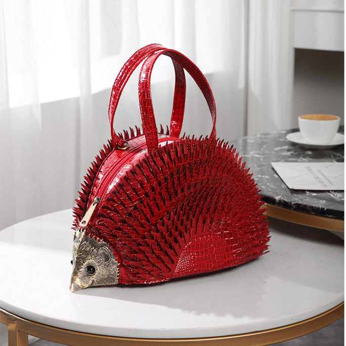Hedgehog Pu Leather Tote Bag HB1604