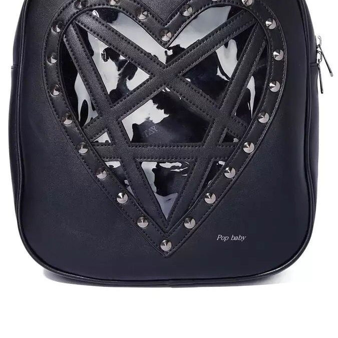 Dark Heart Leather Backpack HB2203