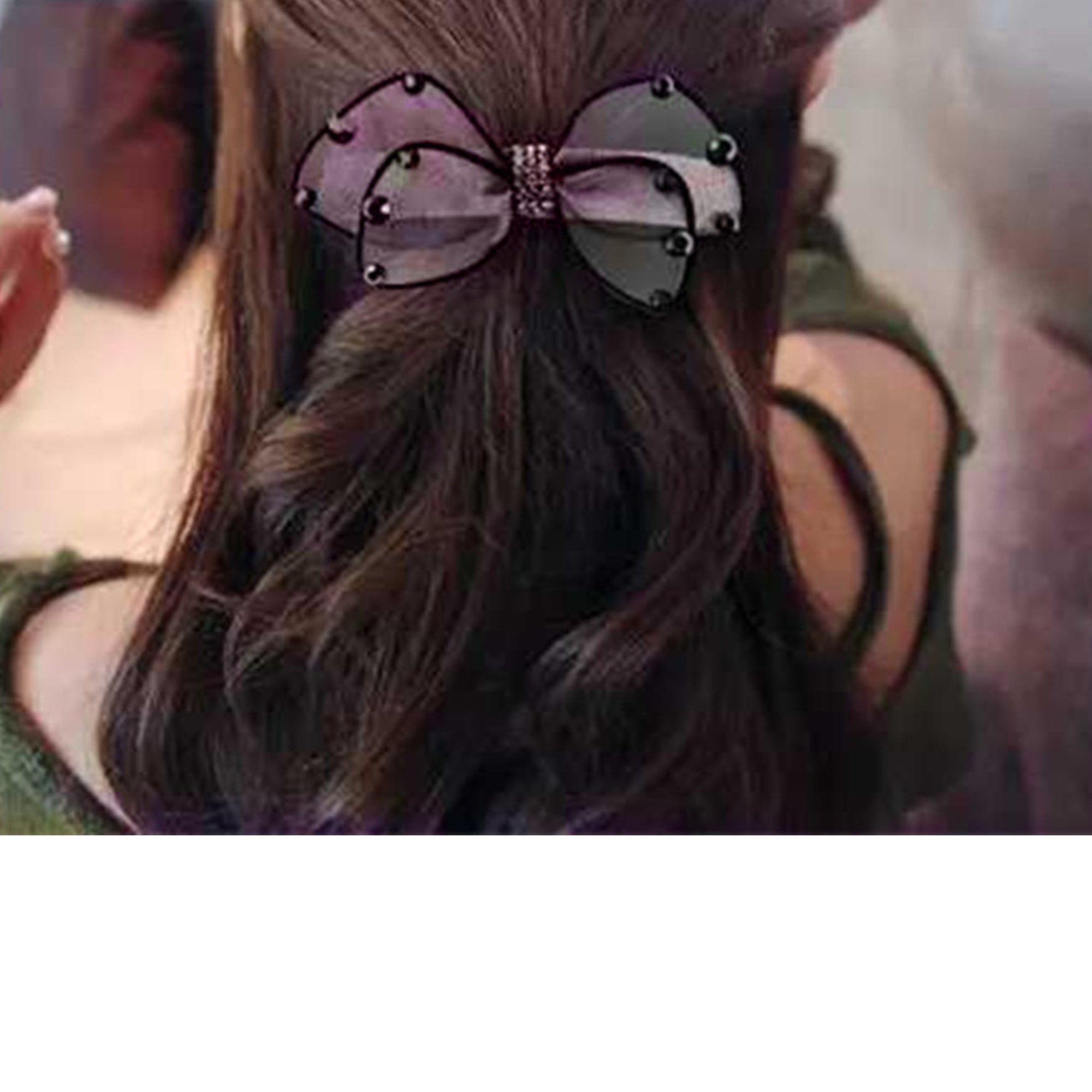 Bow Lace Hair Clip L2688