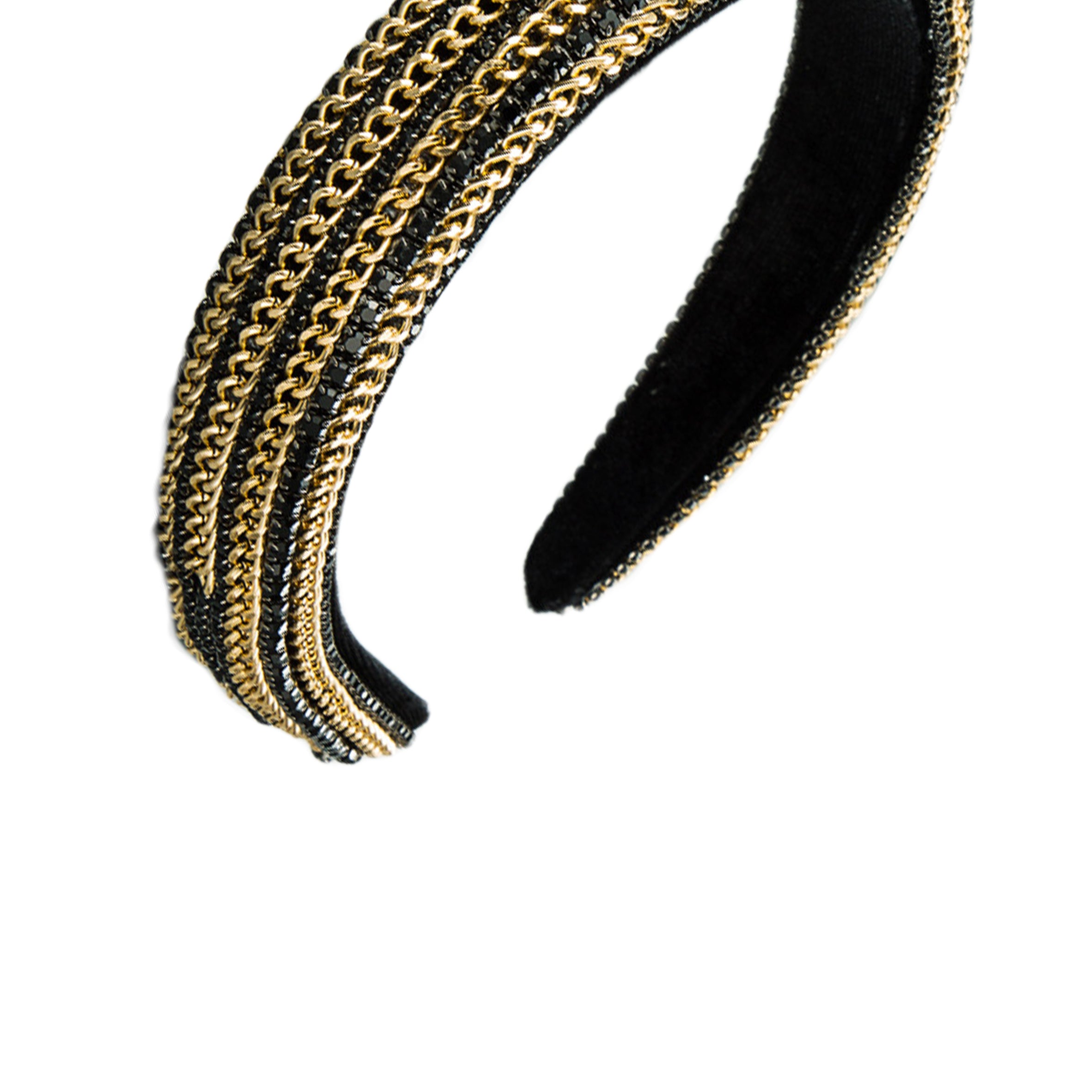 Rhinestone Chain Headband L3016