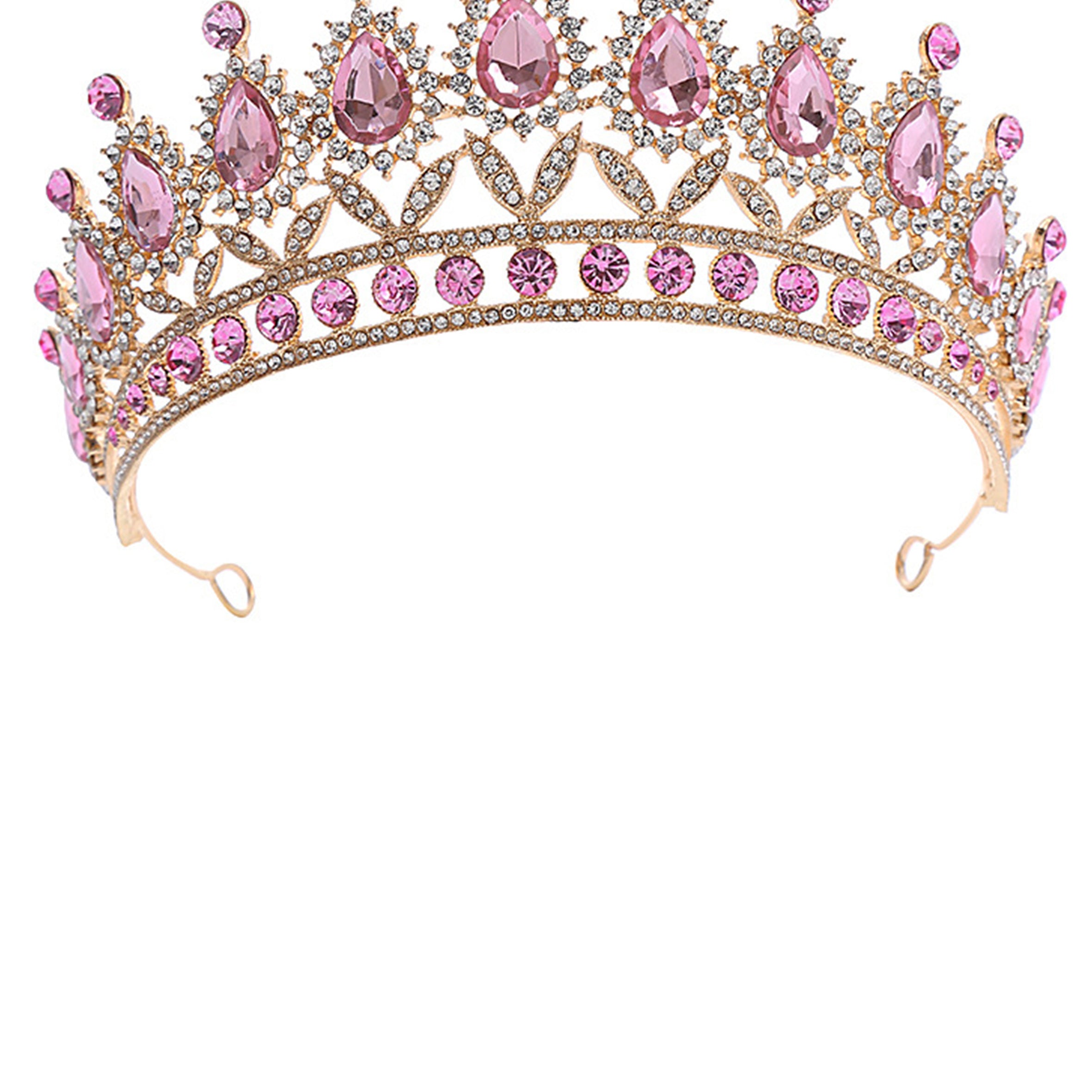 Rhinestone Crown Headband L3351