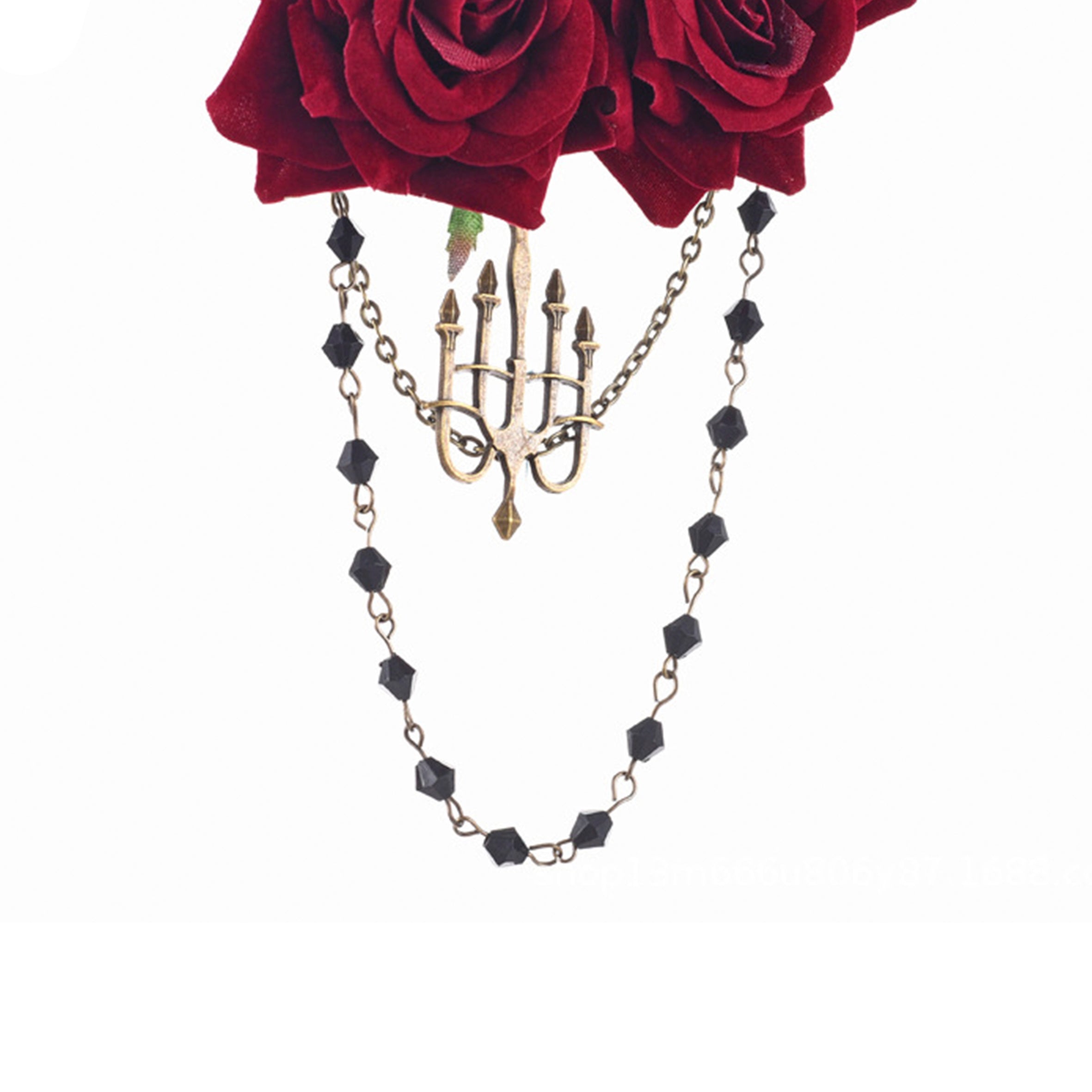 Lolita Rose Chain Hair Clip L3780
