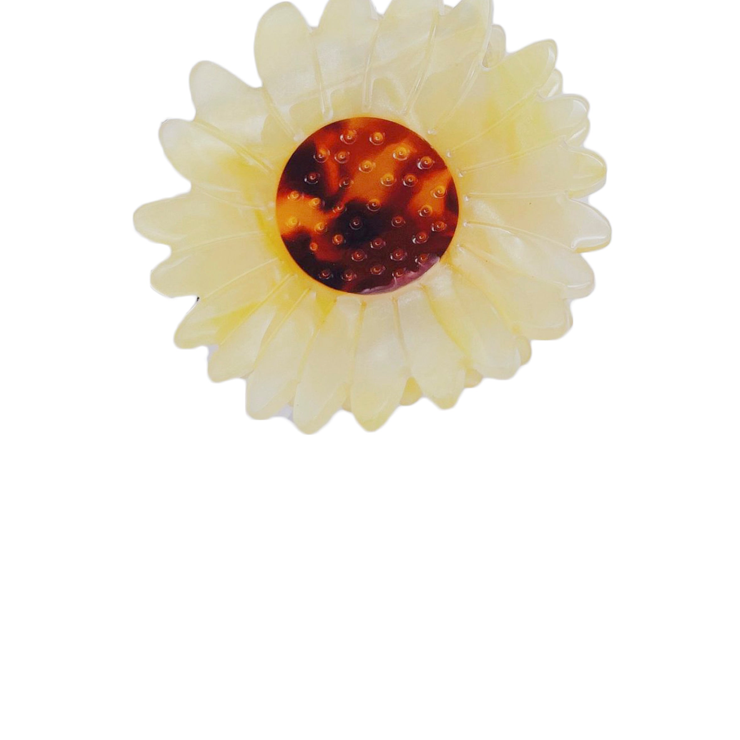Sunflower Acrylic Hair Clip L4129