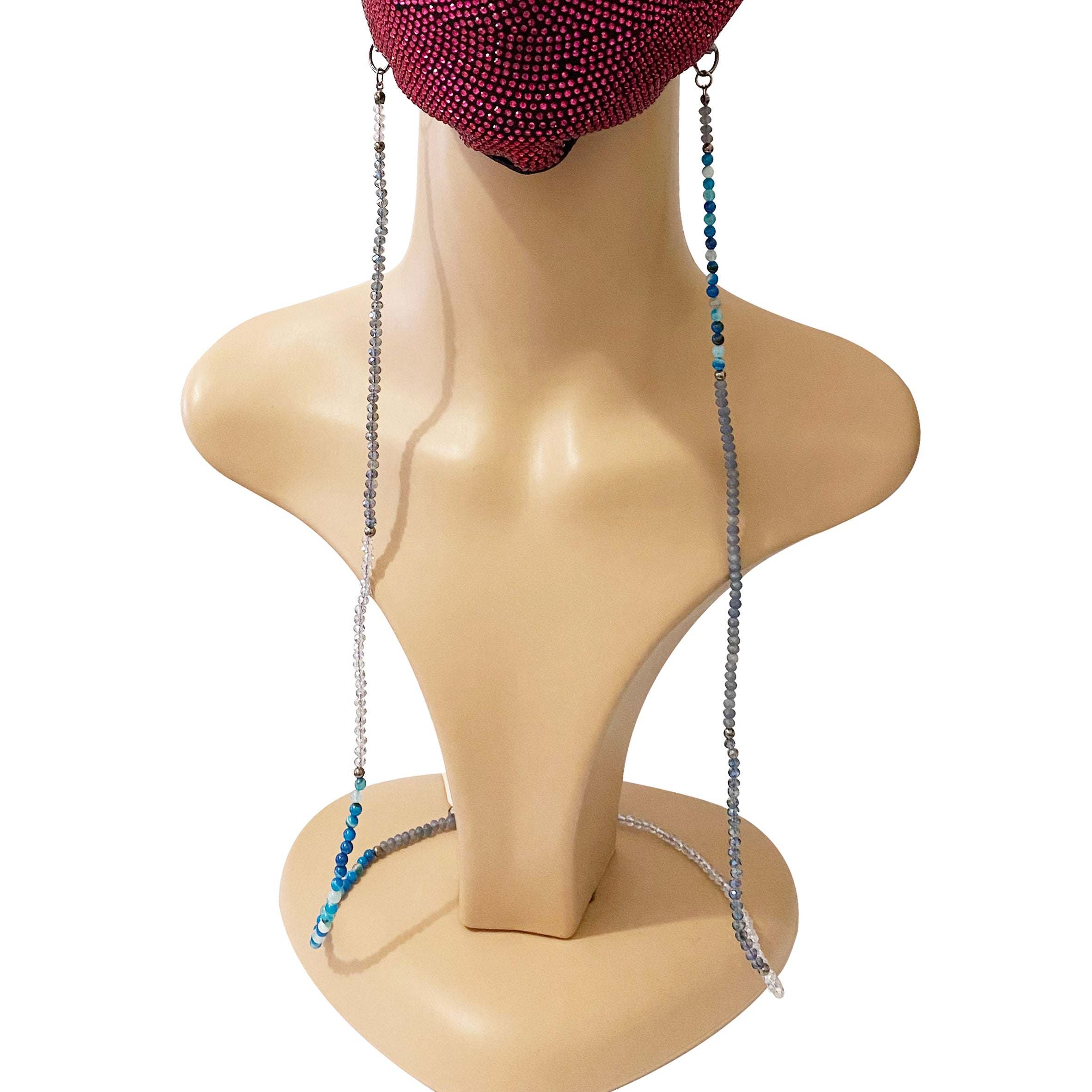 Multi-Color Beads Mask Holder MN2449