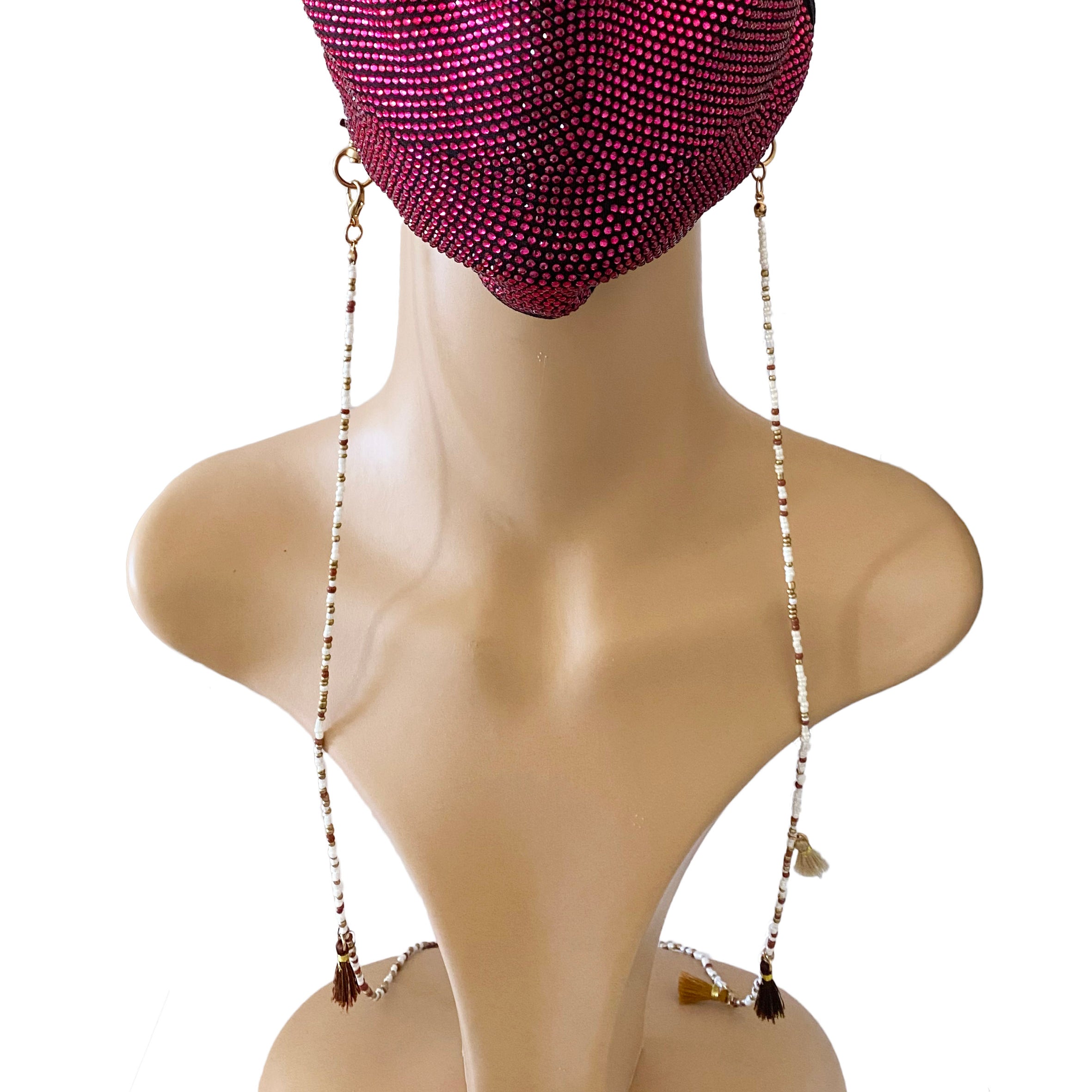 Seed Beads Mask Holder MN2938