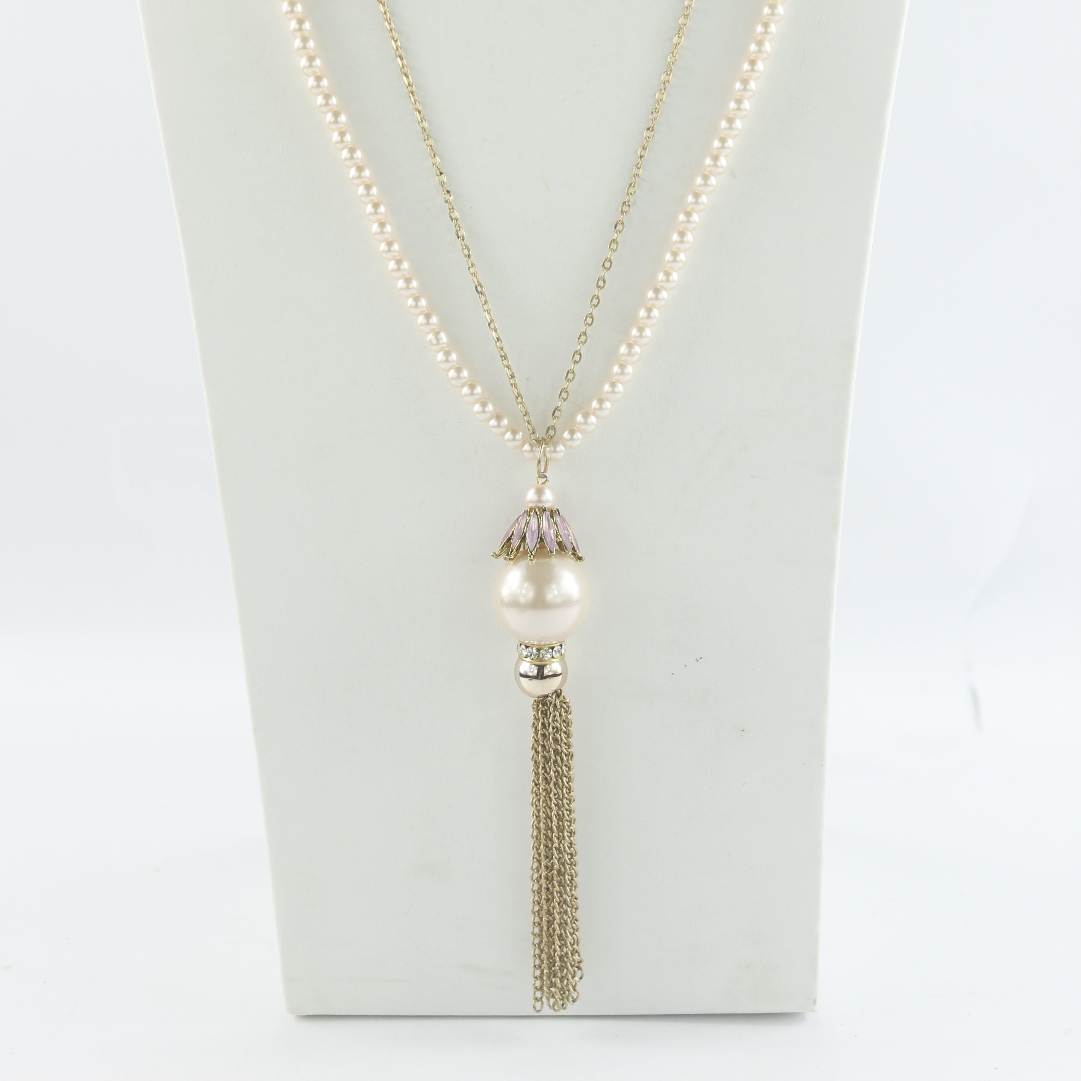 Long Chain Tassel Necklace N2296