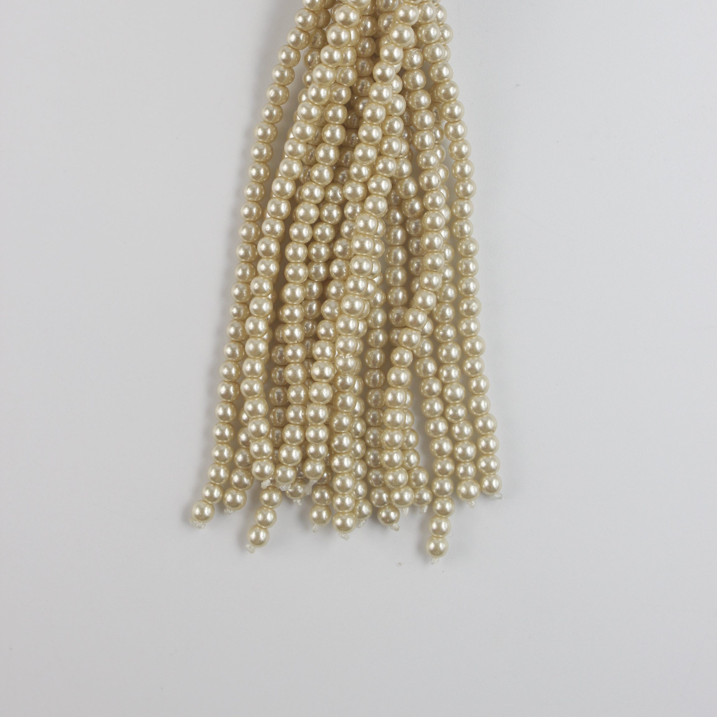 Crystal Pearl Long Tassel Necklace Pendant N3017