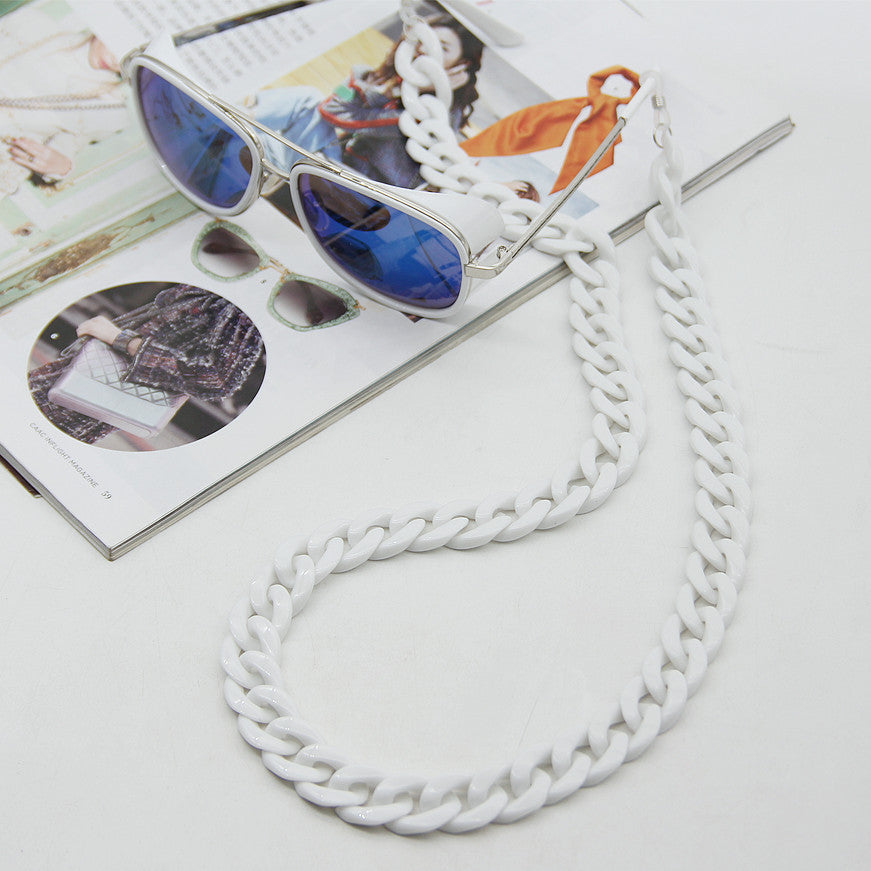 Acrylic Chain Eyeglasses Mask Holder N4039