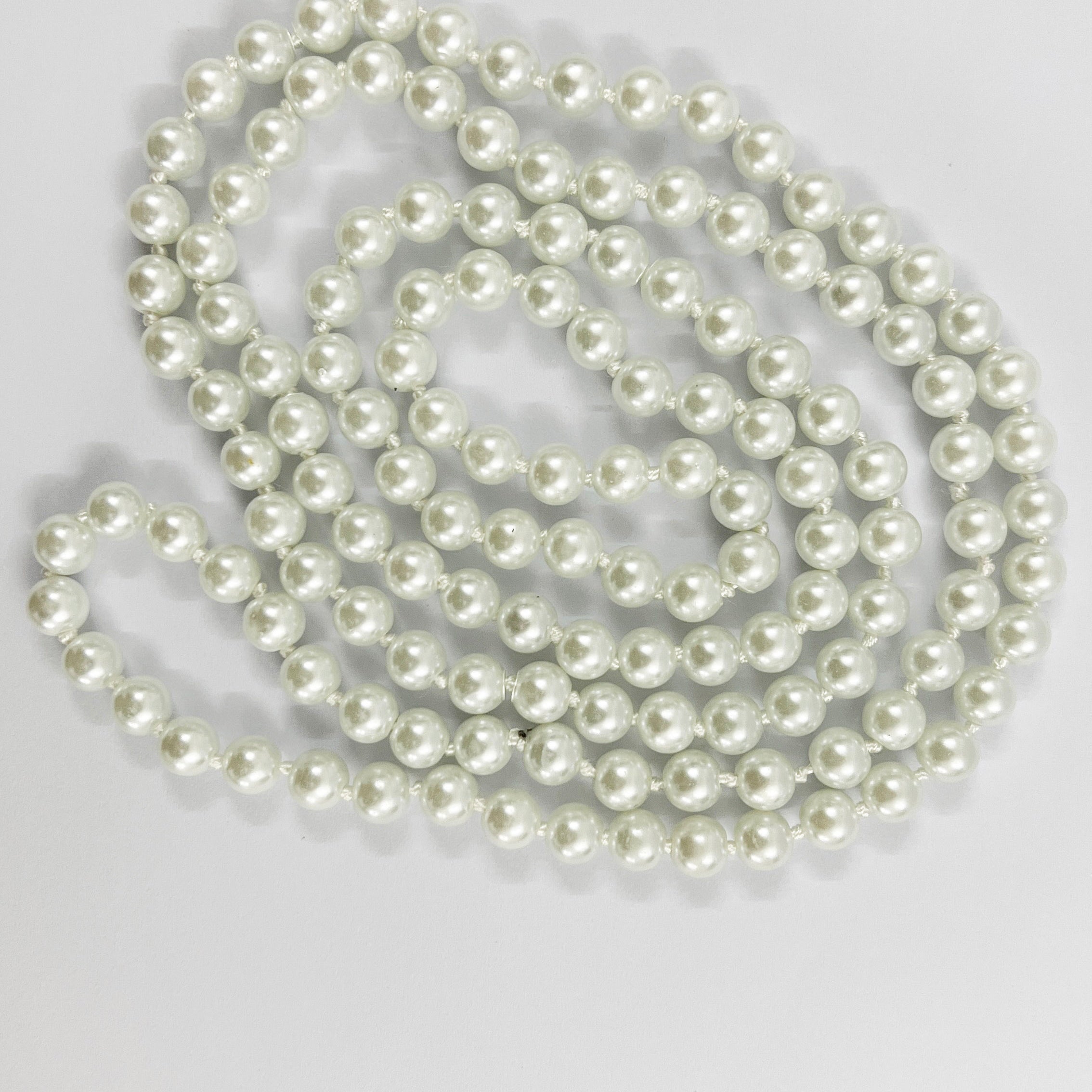 Pearl Bead Long Necklace N4897