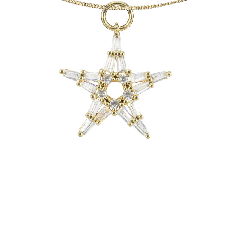 Star Rhinestone Necklace NP0590