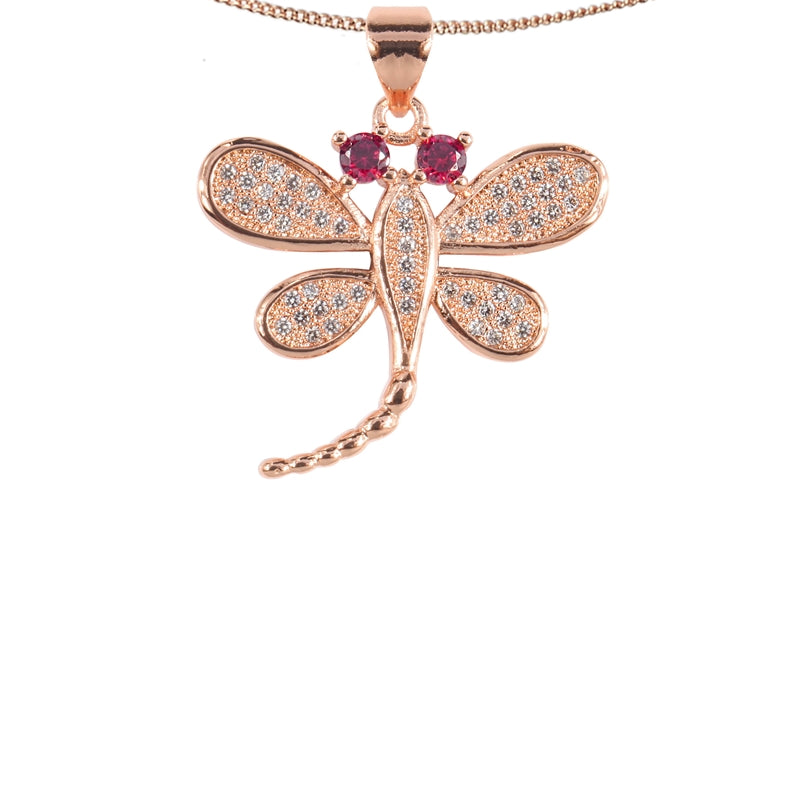 Dragonfly Zircon Pendant For Necklace NP0577