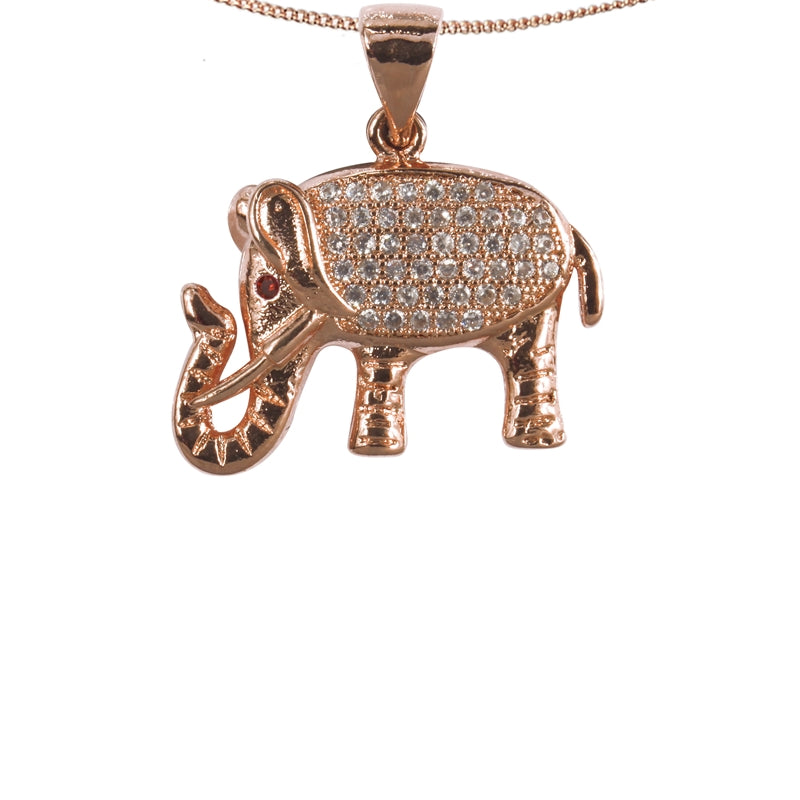 Elephant Zircon Pendant For Necklace NP0591