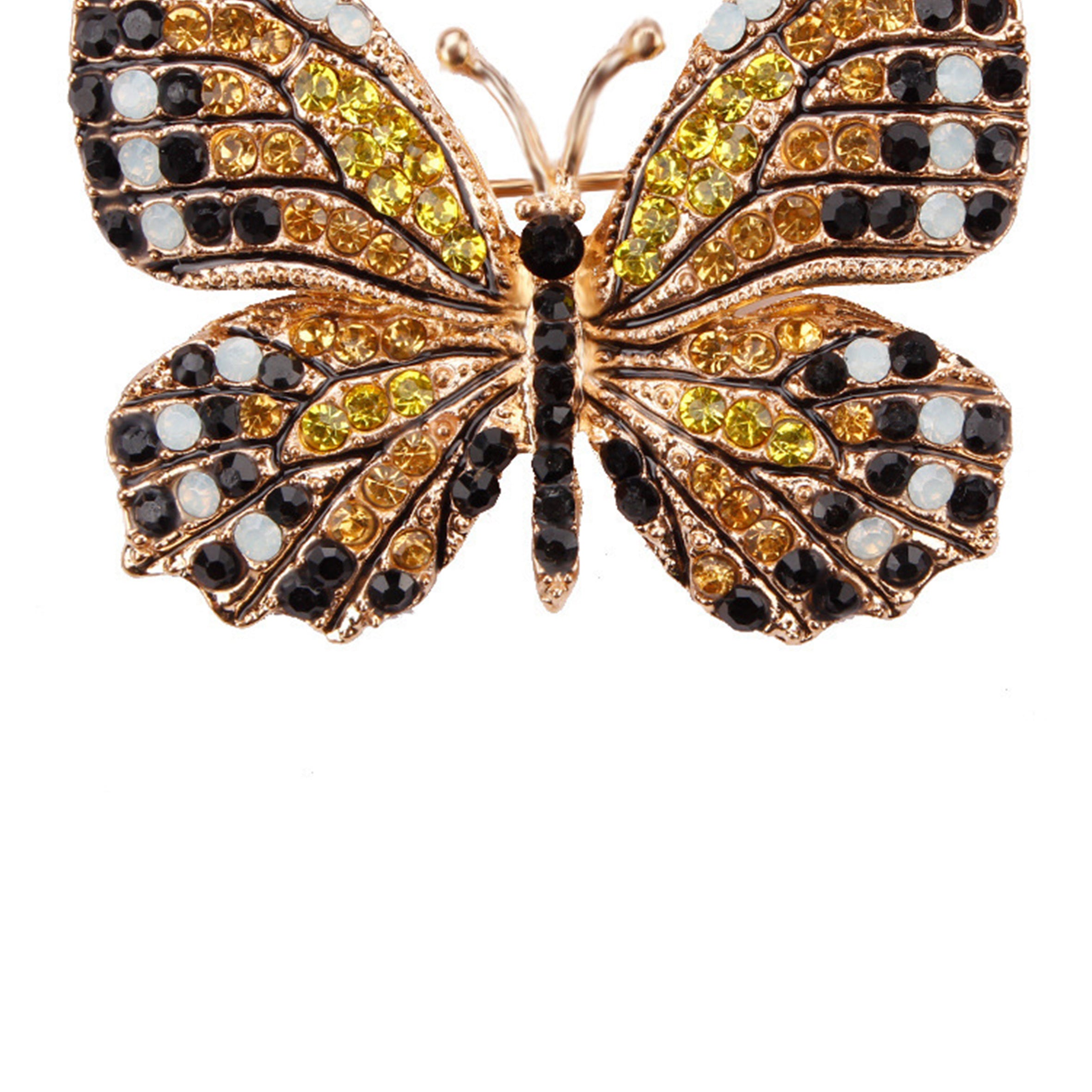 Butterfly Rhinestone Brooch PA3403