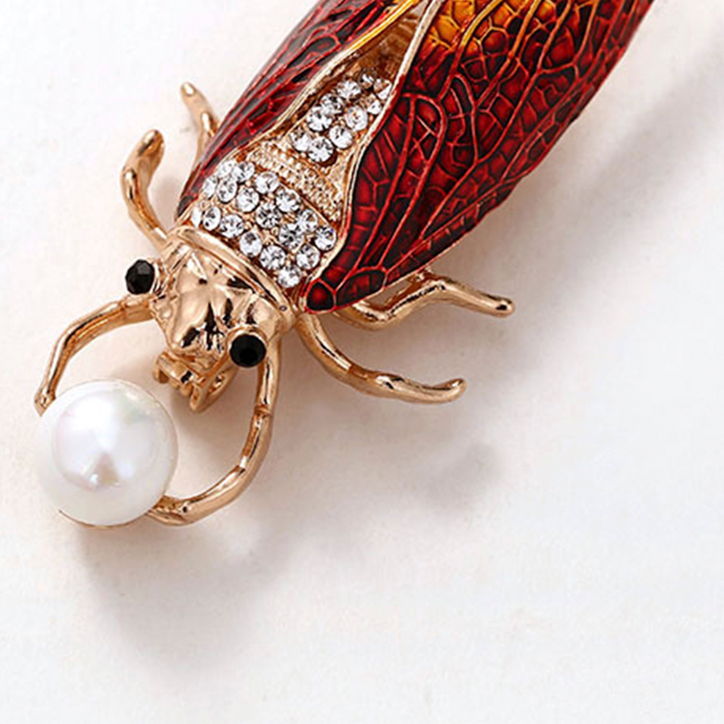 Insect Rhinestone Brooches PA3411