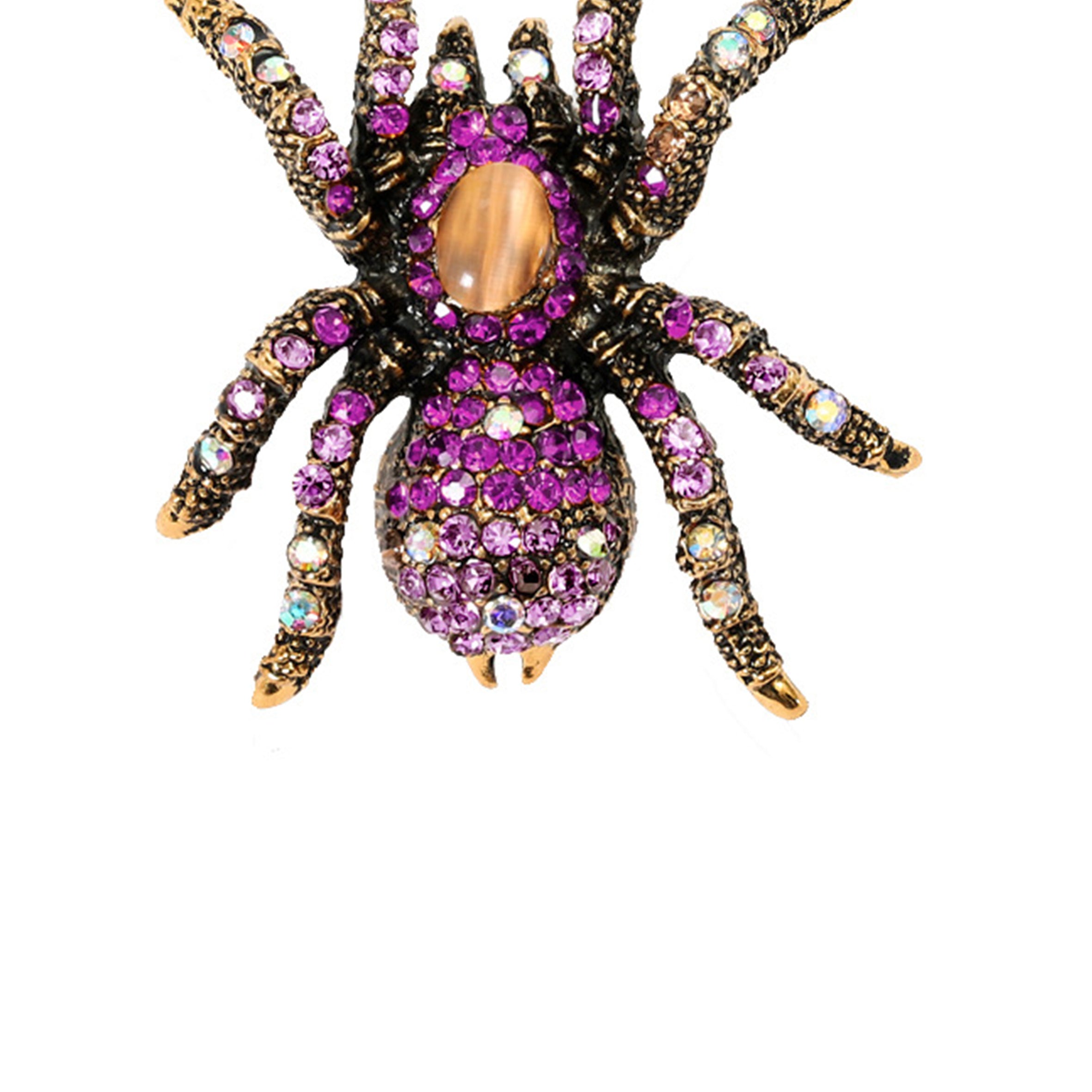 Spider Rhinestone Pin PA4926