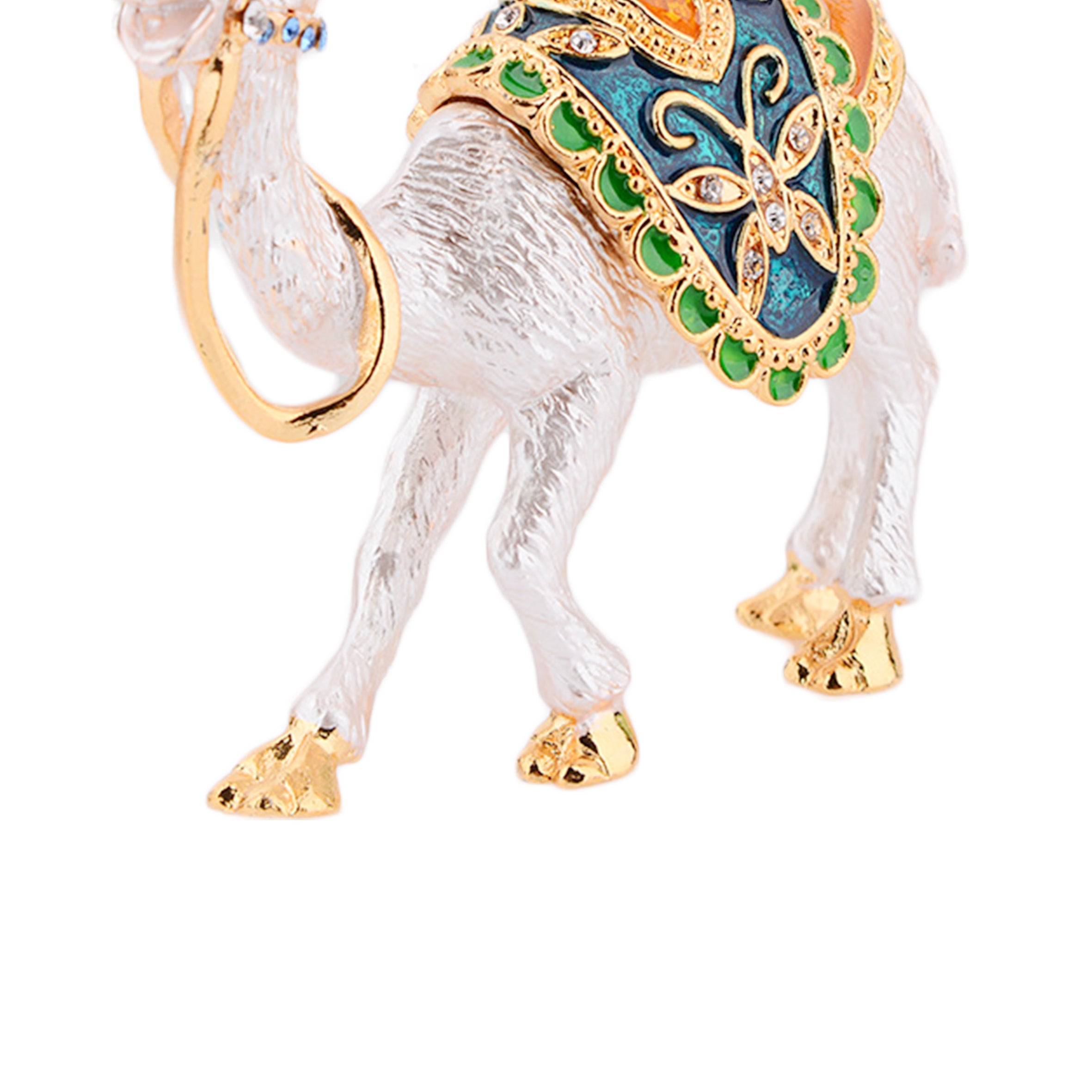 Camel Rhinestone Jewelry Box Ornaments W1793