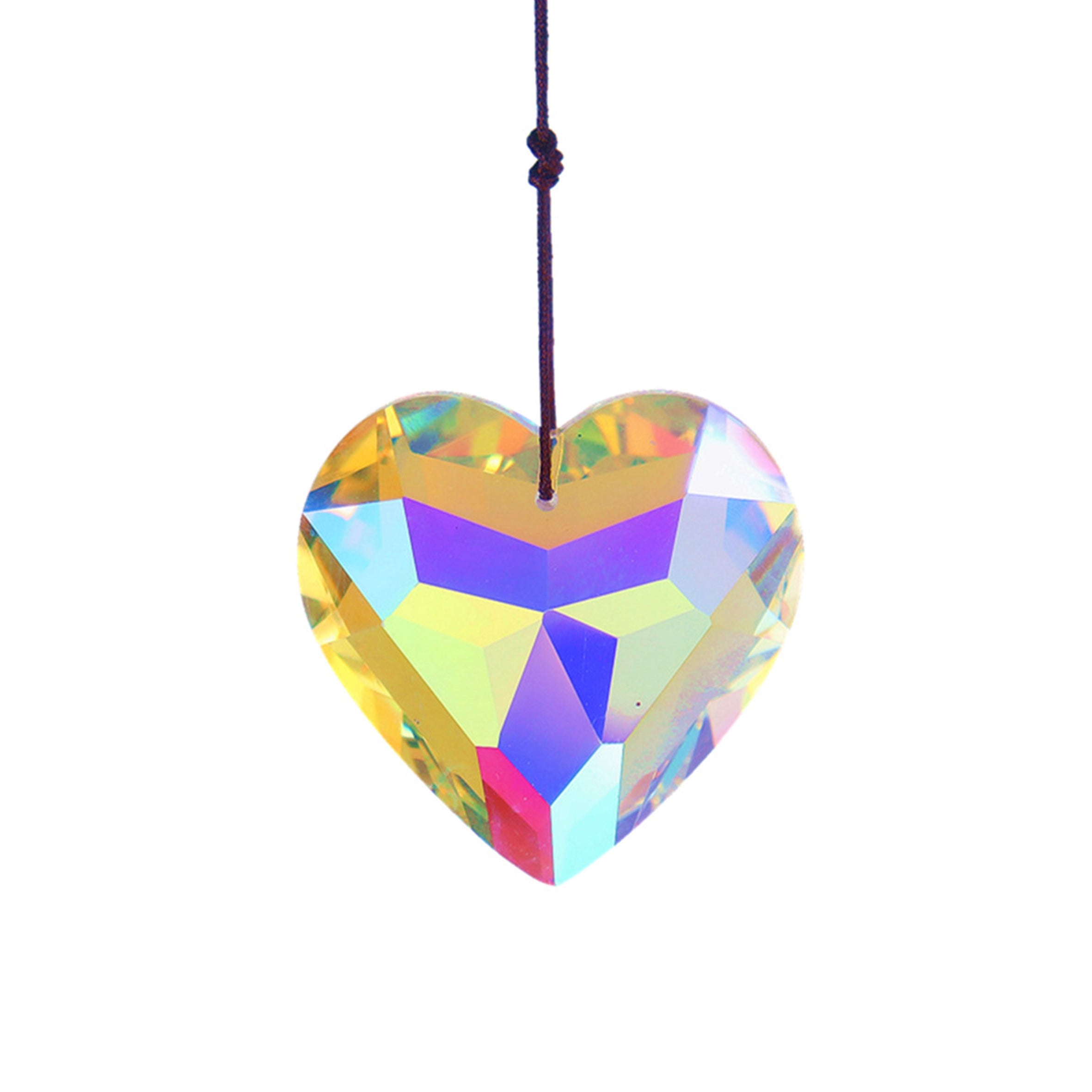 Heart Crystal Bead Suncatcher W1819