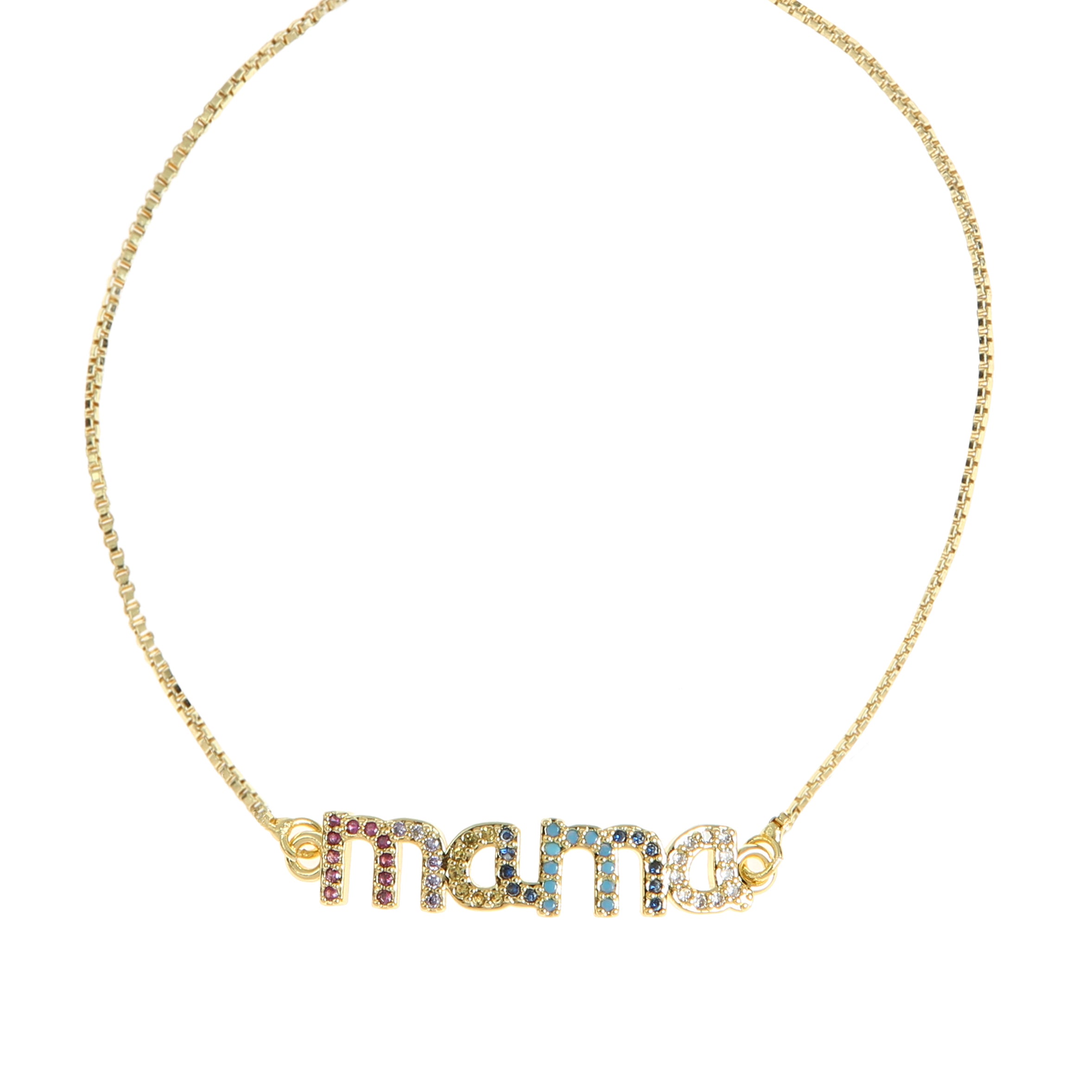 MAMA Zircon Chain Bracelets B3283