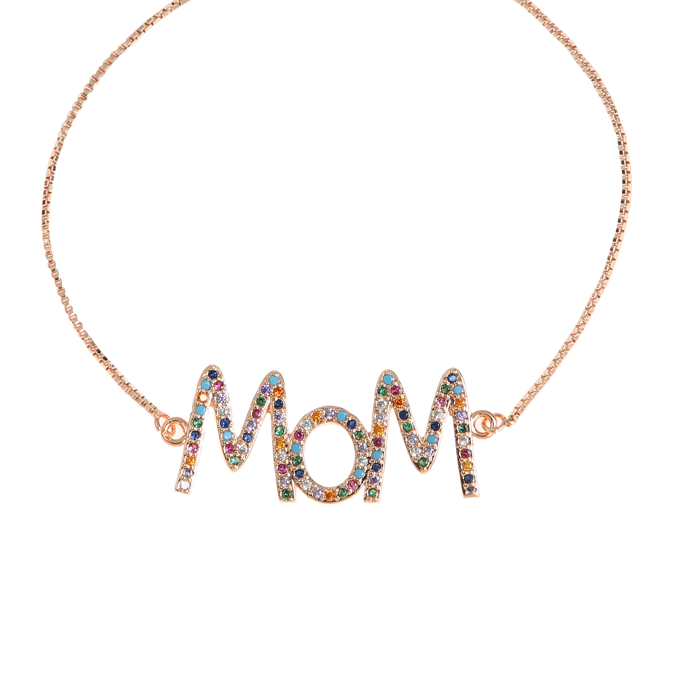 MOM Zircon Chain Bracelet B3296
