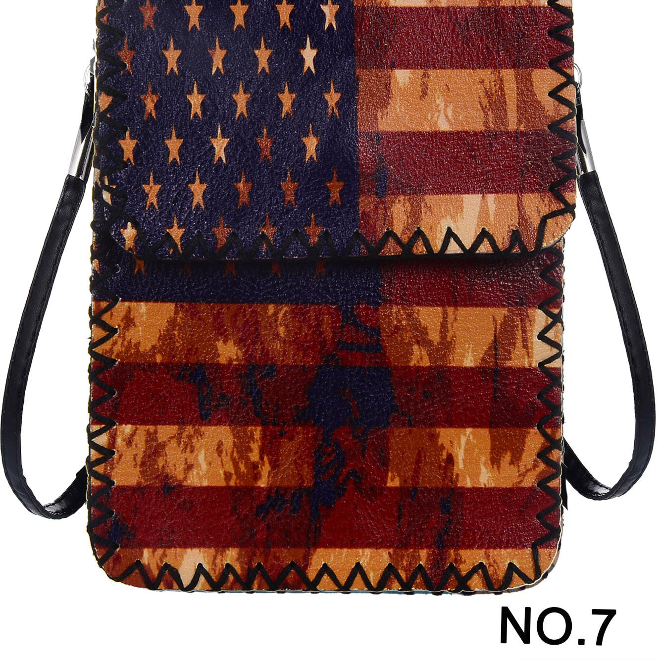 American Flag Printed Crossbody Bag HB0580 - NO.7