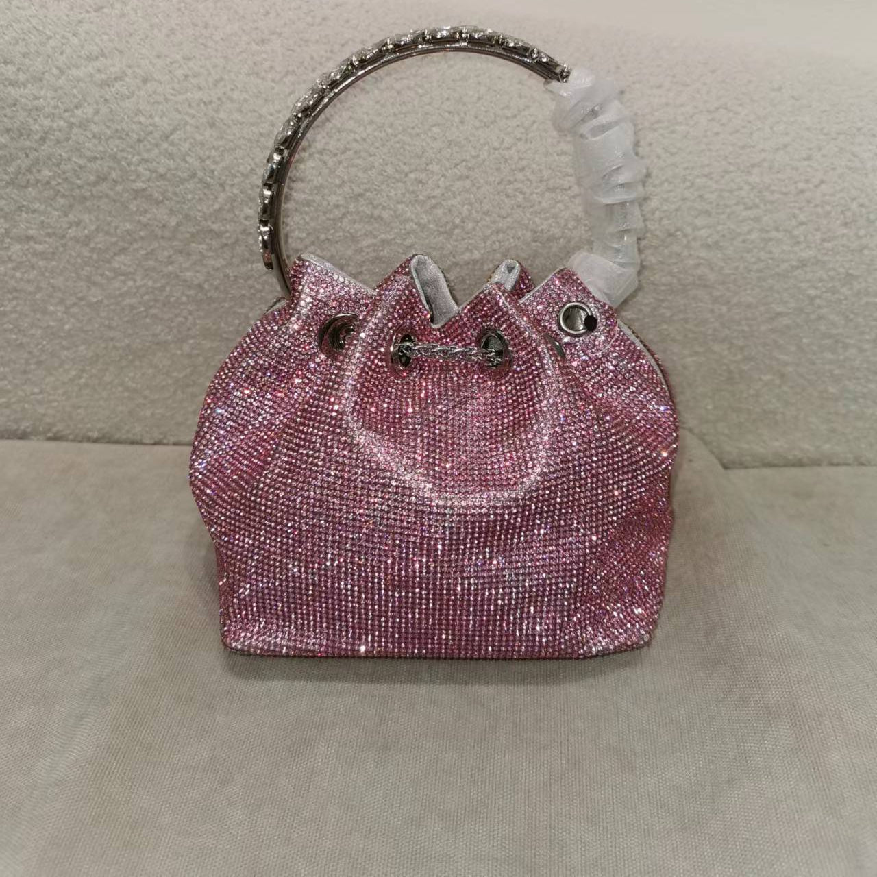 Rhinestone Bucket Handbag HB2478