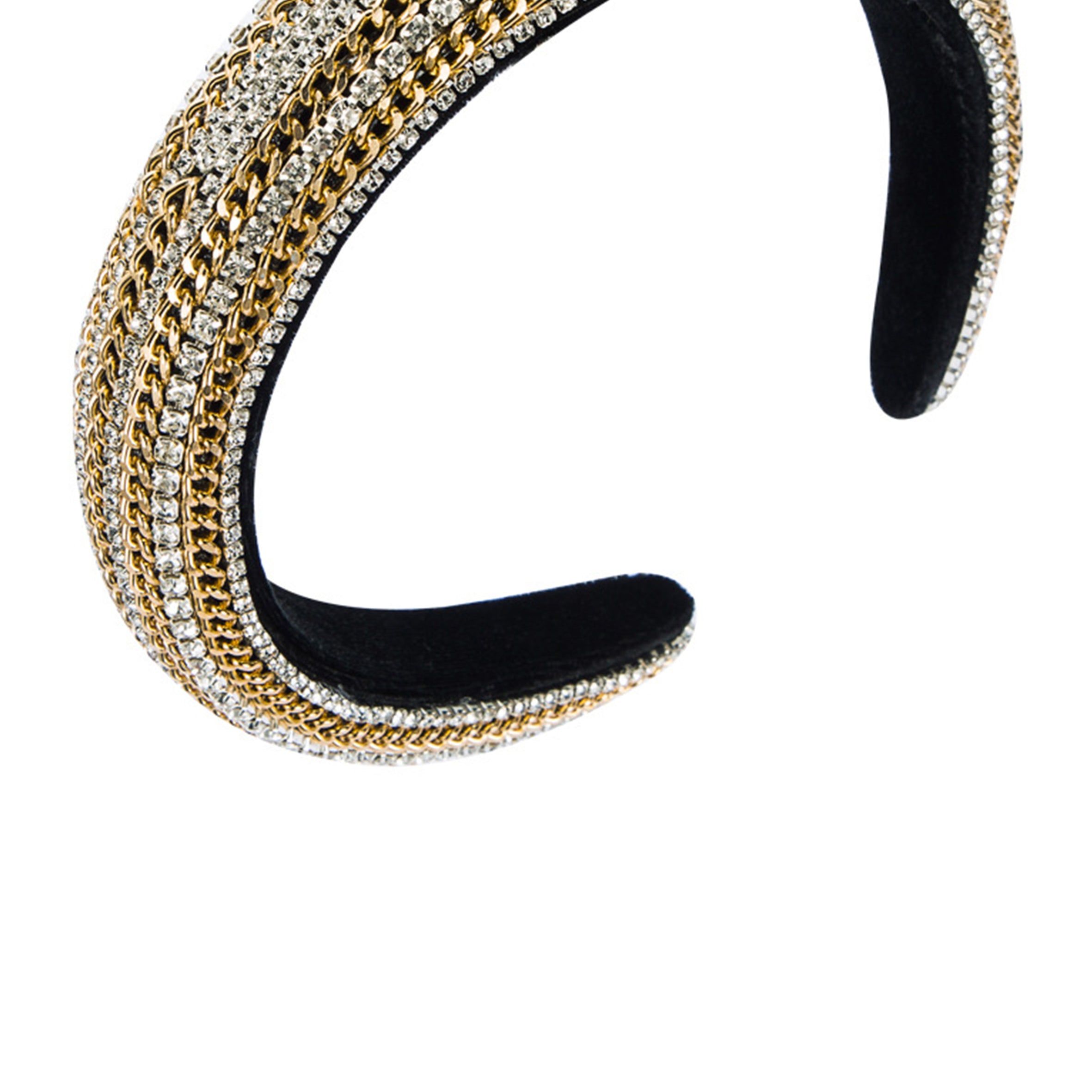 Rhinestone Chain Headband L3016