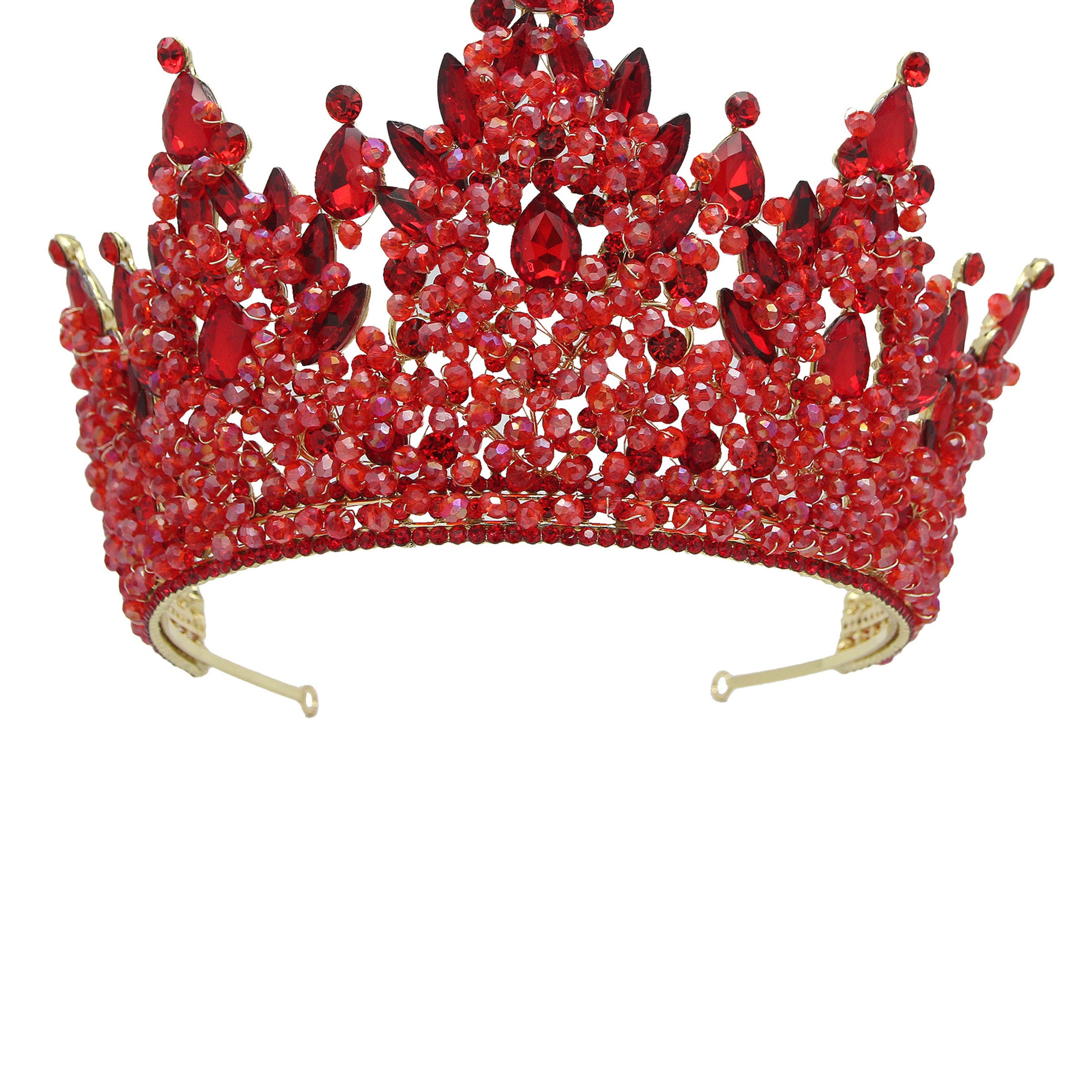 Rhinestone Crown Headband L3825