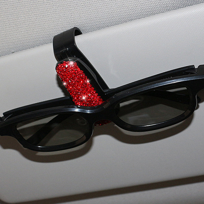 Rhinestone Glasses Holder In Car MIS0526