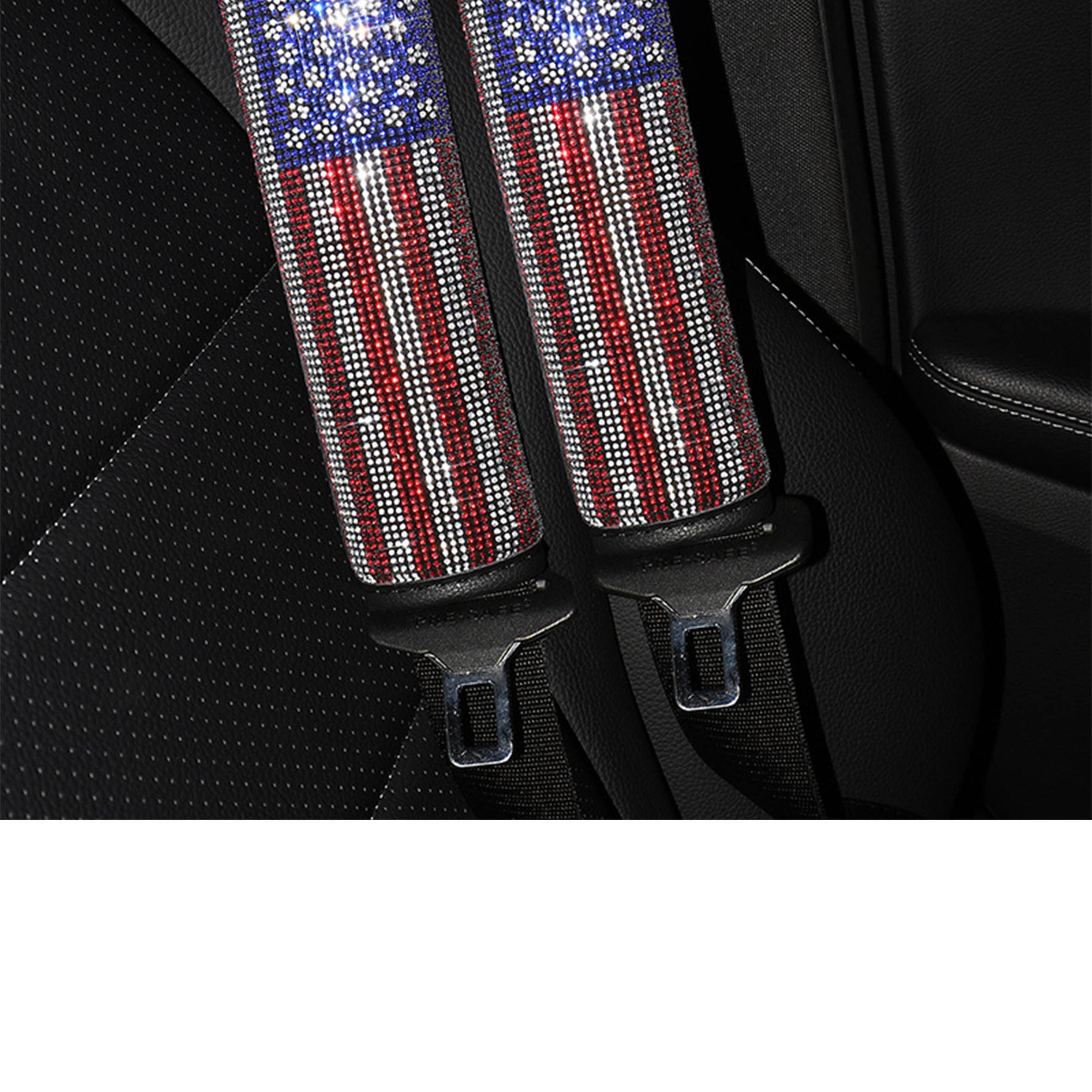 American Flag Rhinestone Shoulder Protectors Set MIS0973