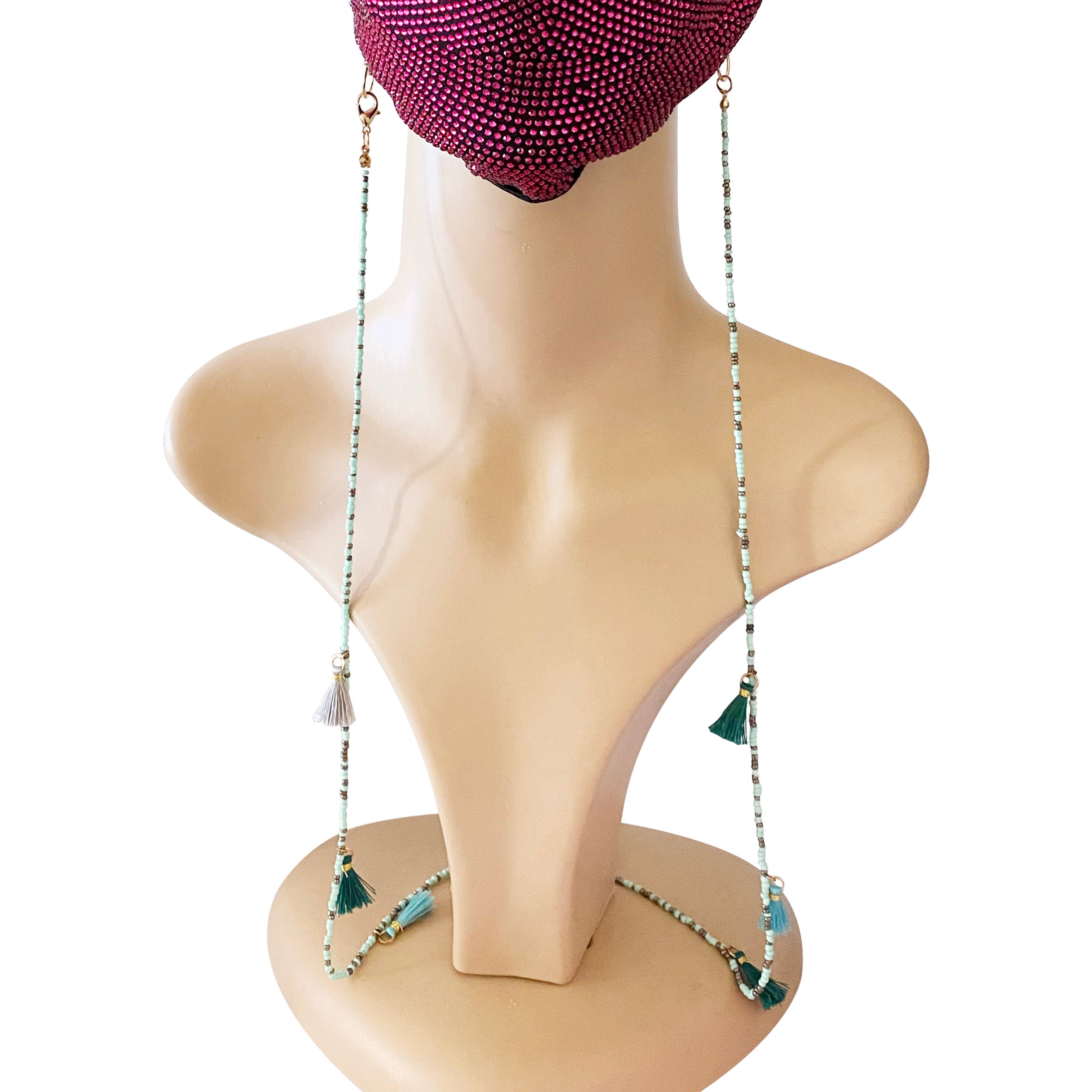 Seed Beads Mask Holder MN2938