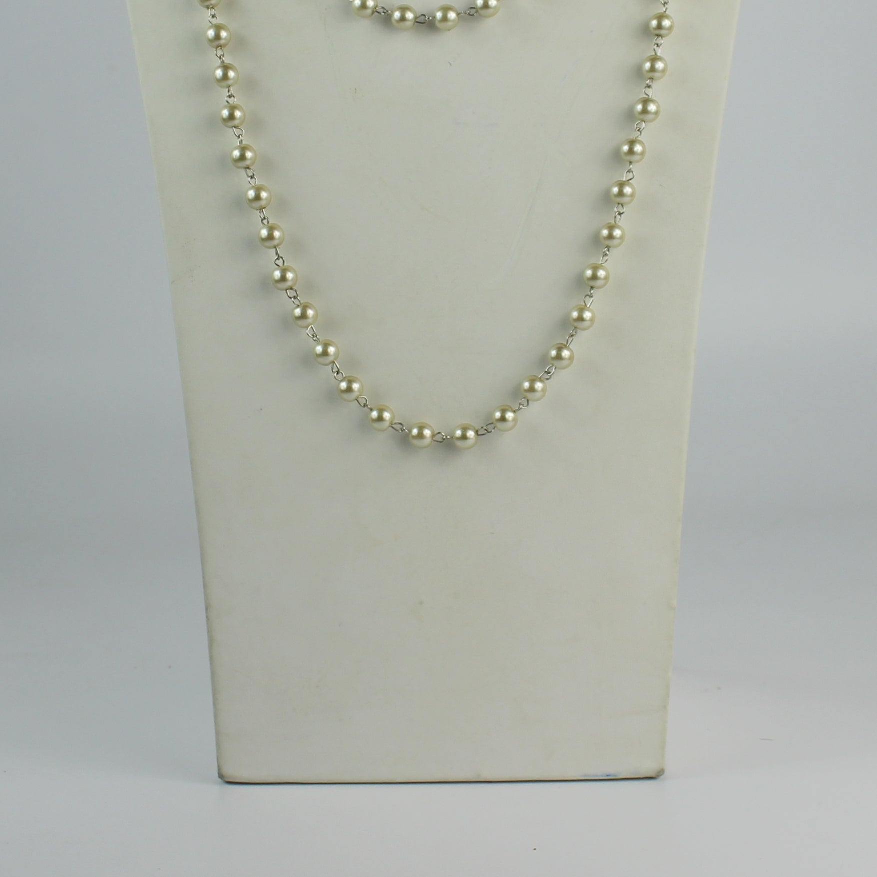 Crystal Bead Layer Long  Necklaces N1074