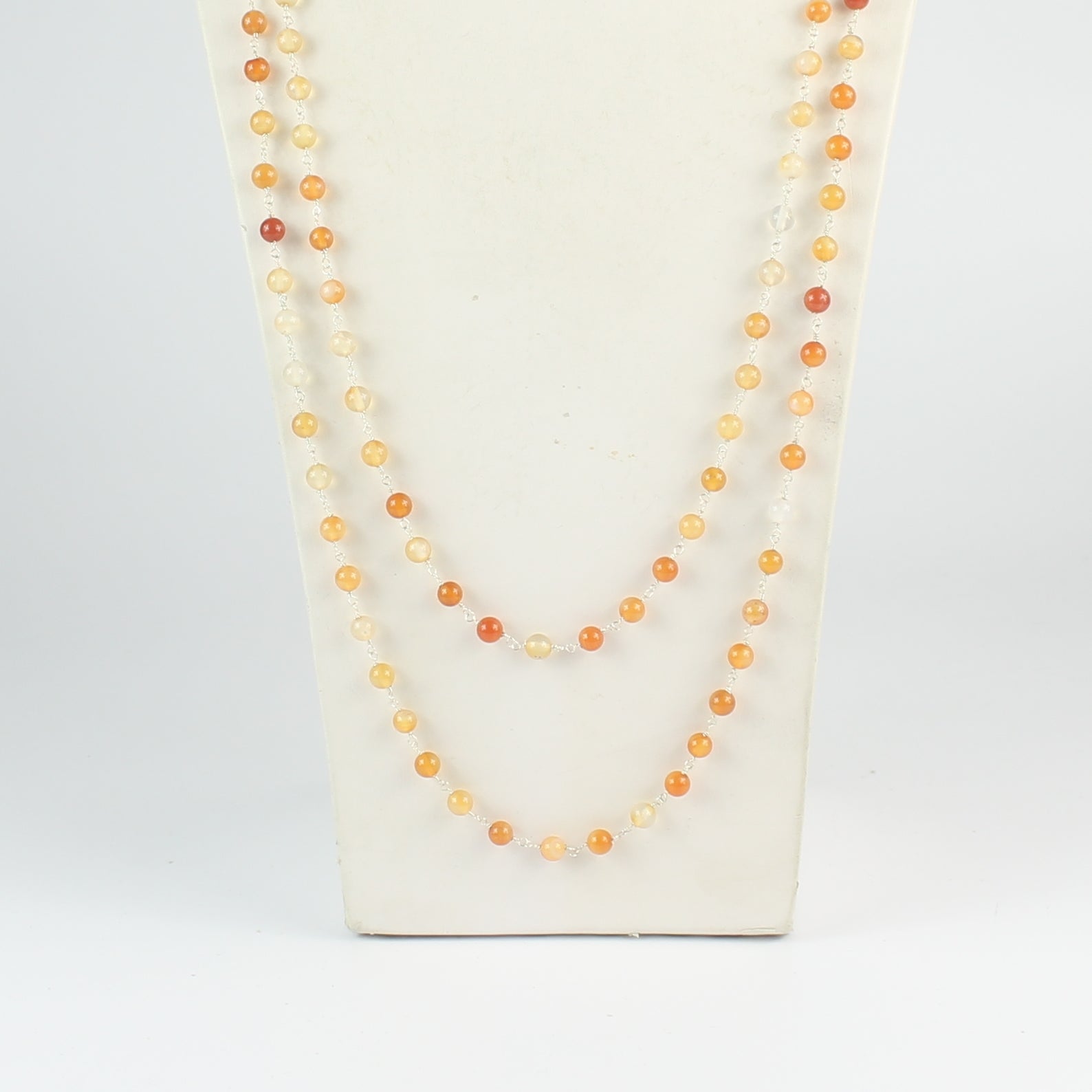 Long Natural Stone Necklaces N2220