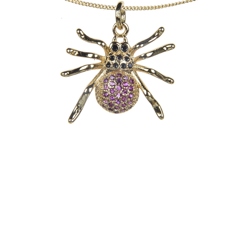 Spider Zircon Pendant For Necklace NP0369