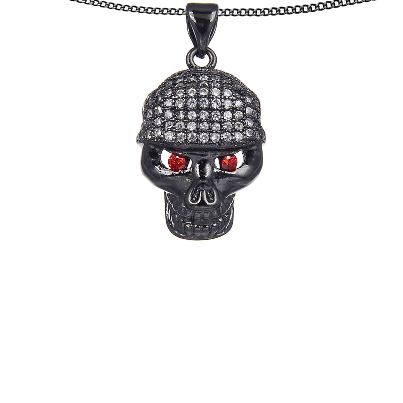 Skull Zircon Pendant For Necklace NP0399
