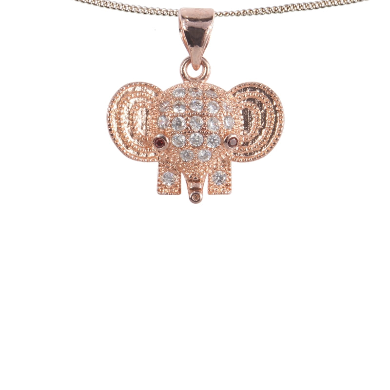 Elephant Zircon Pendant For Necklace NP0585