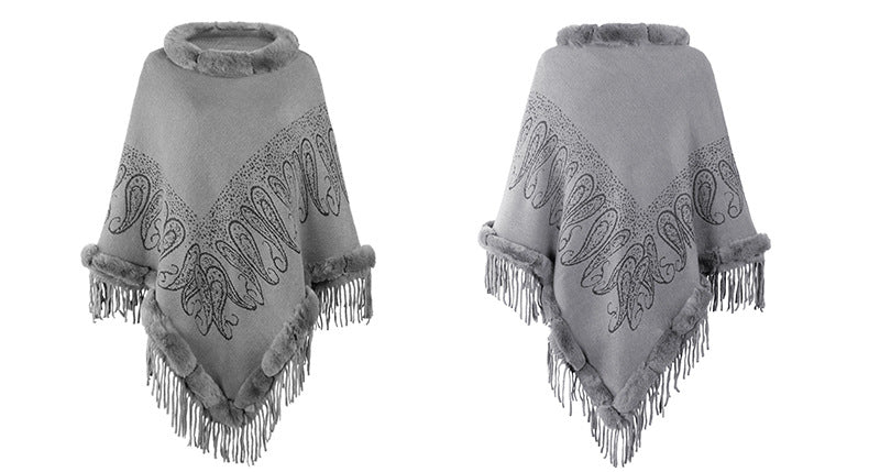 Collar Pullover Tassel Cape S0214 – Ole